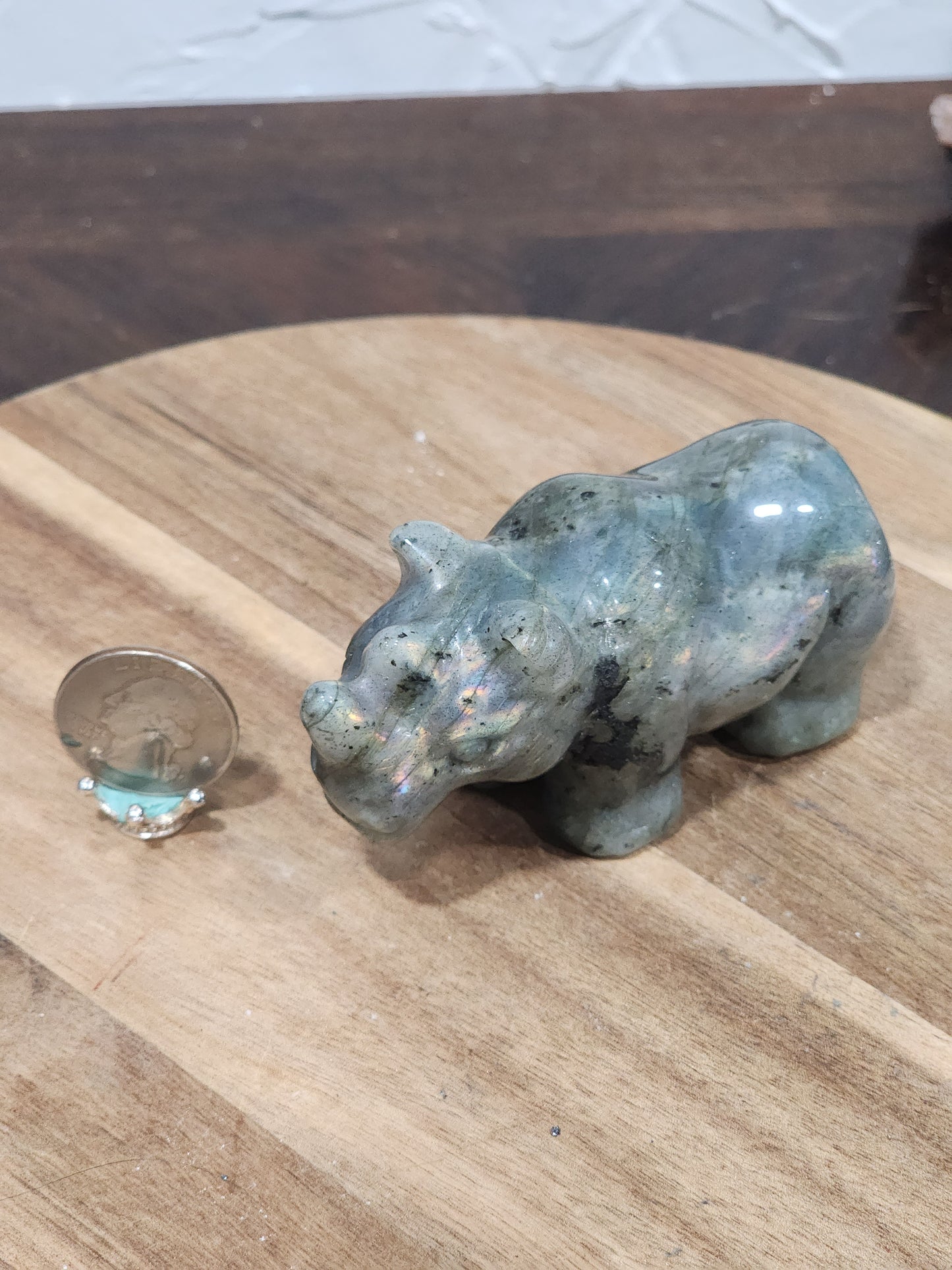 Labradorite rhino