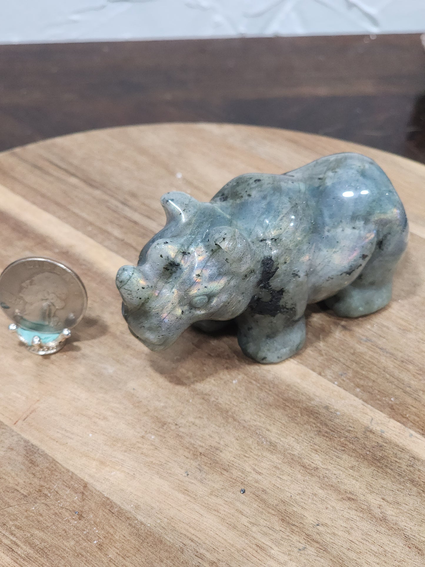 Labradorite rhino