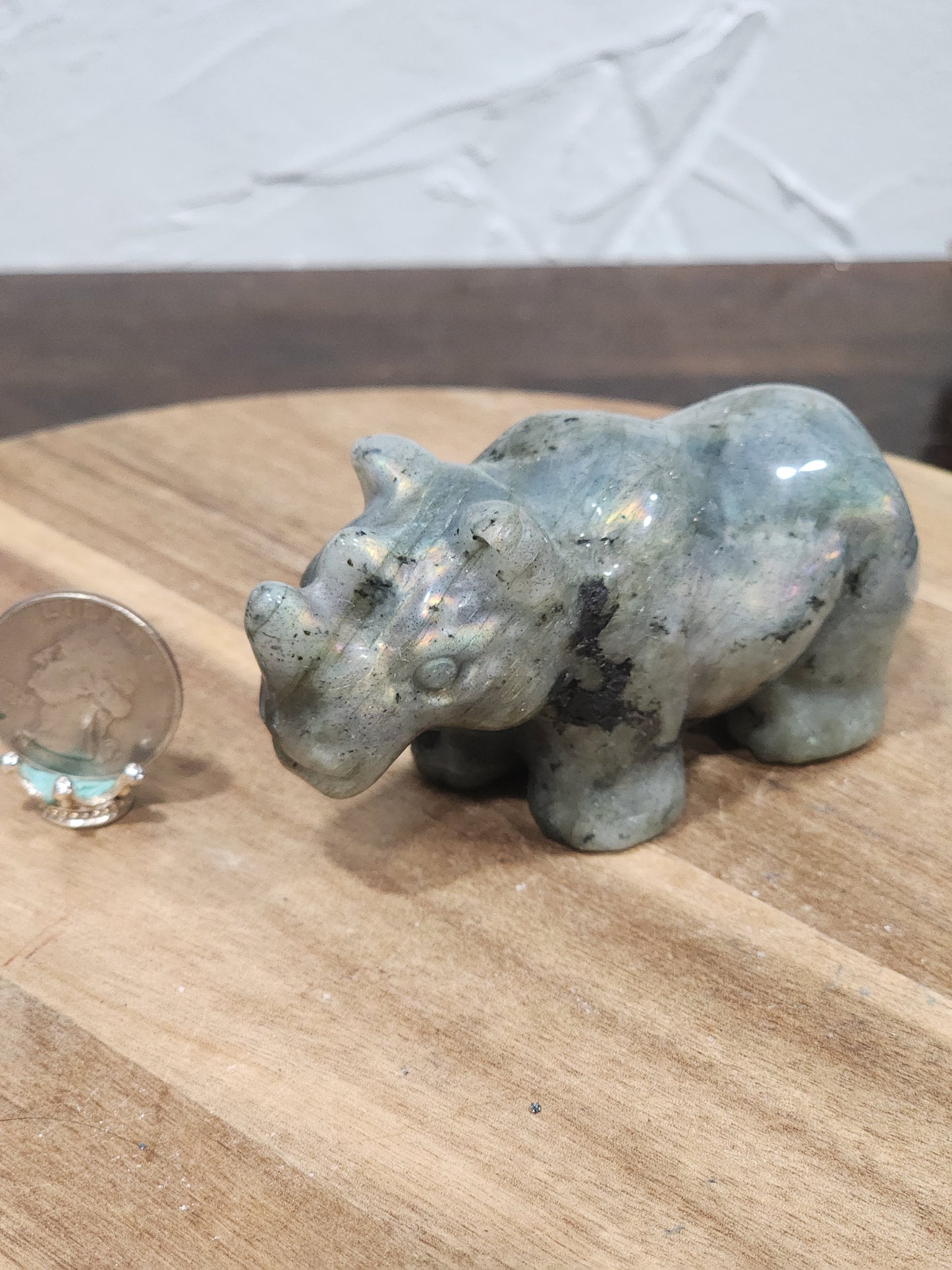 Labradorite rhino