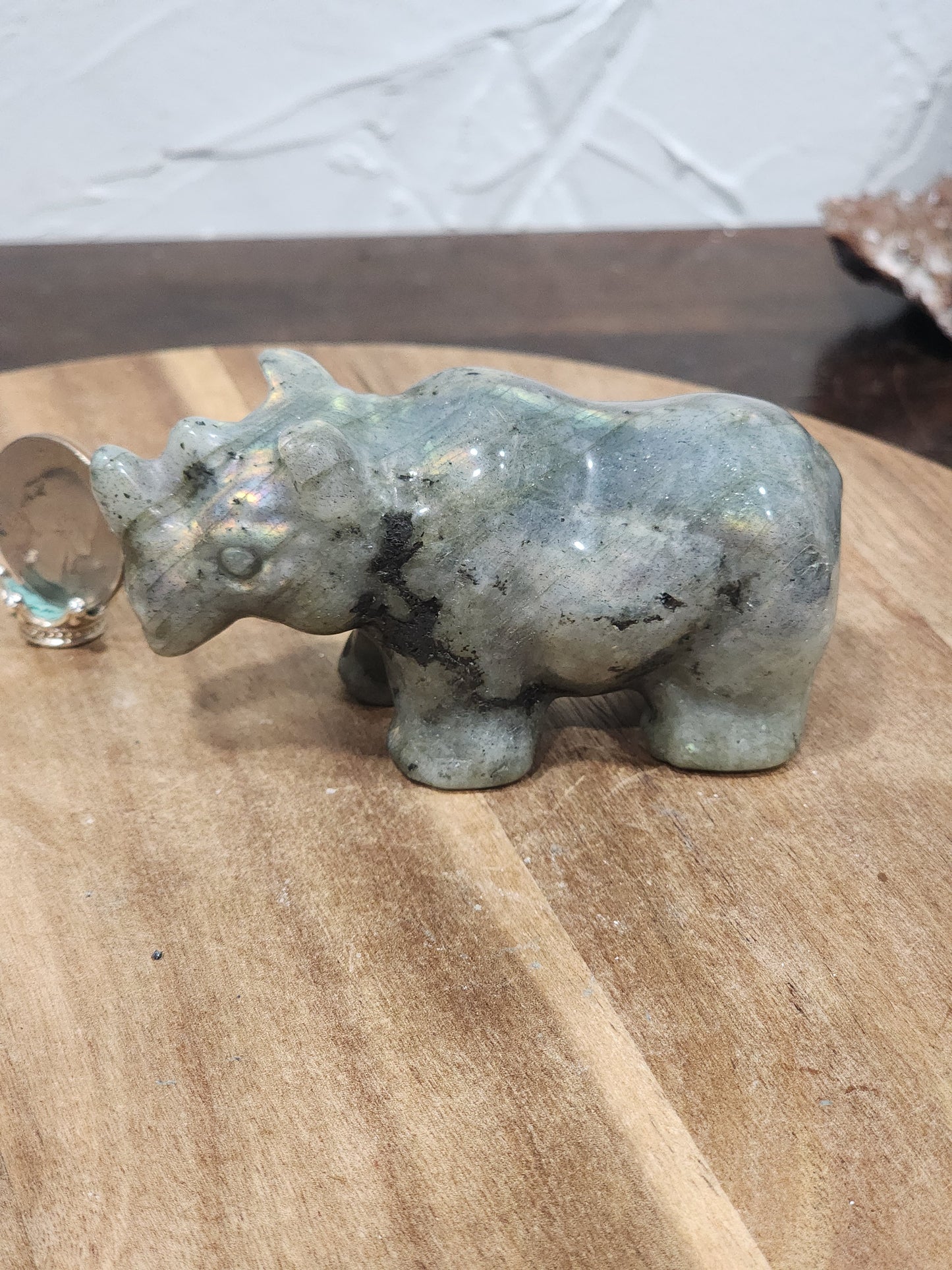 Labradorite rhino