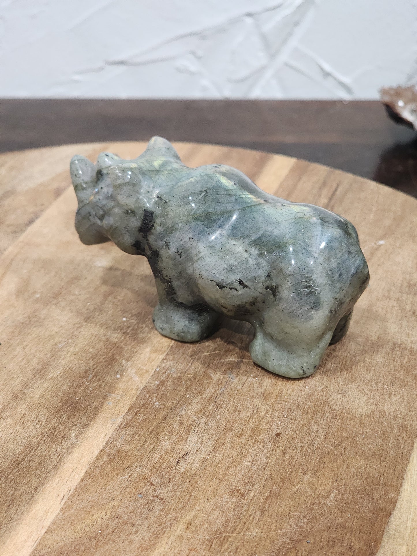 Labradorite rhino