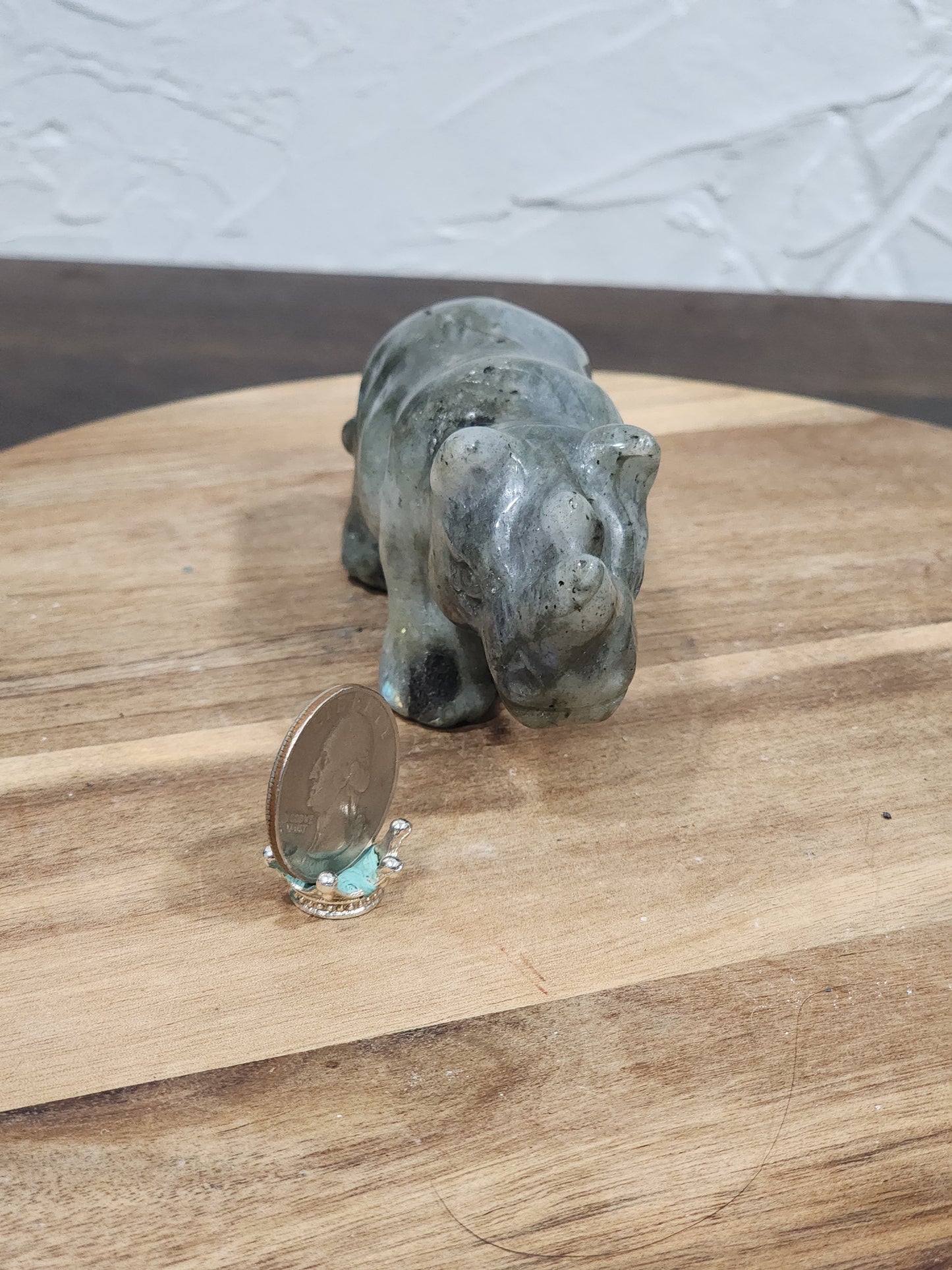 Labradorite rhino