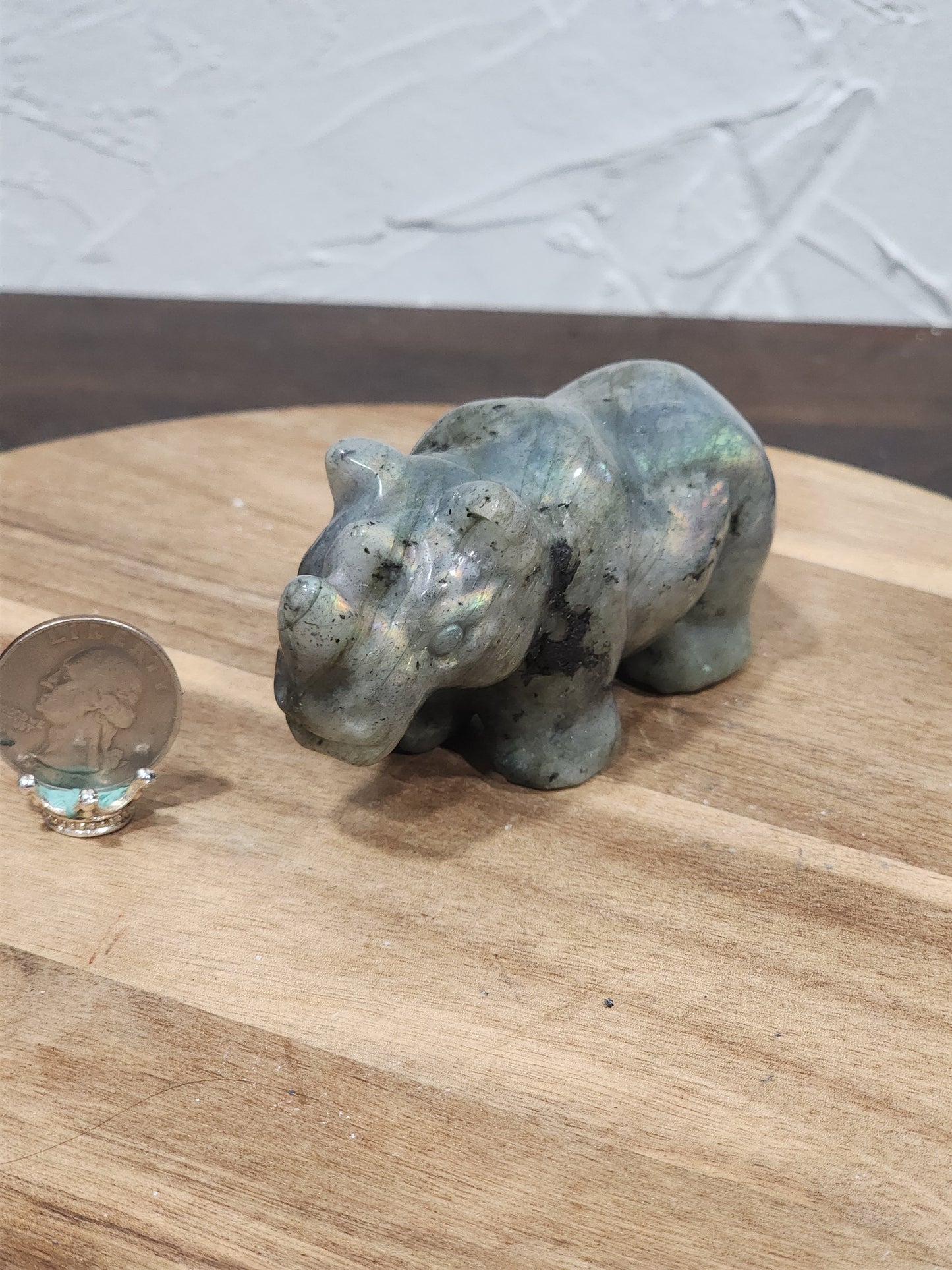 Labradorite rhino