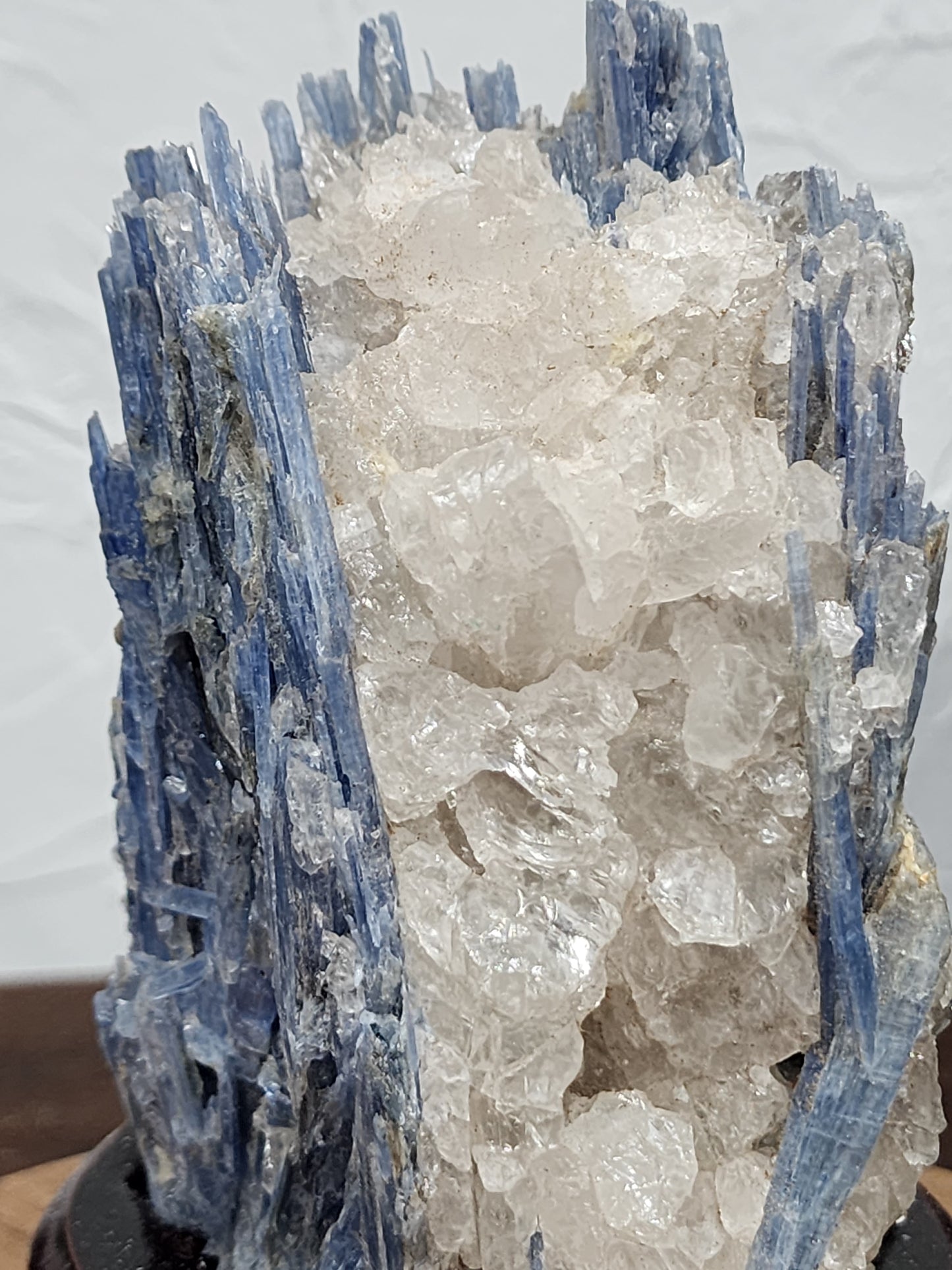 Kyanite with quartz statement piece