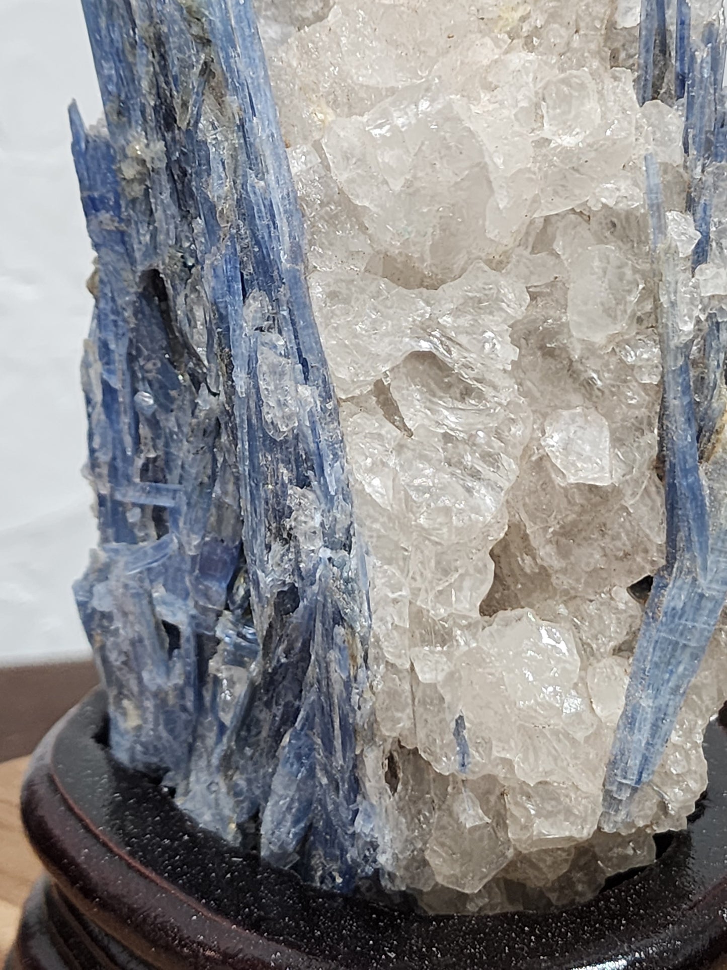 Kyanite with quartz statement piece