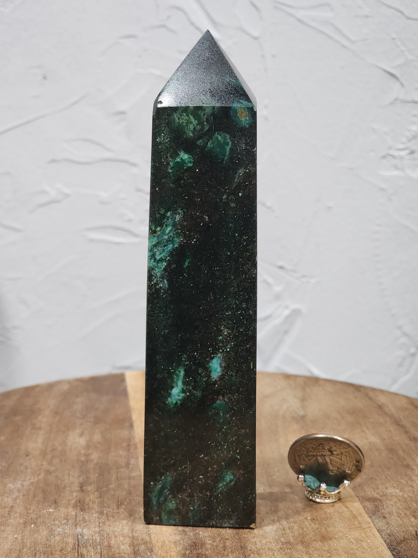 Green mica tower