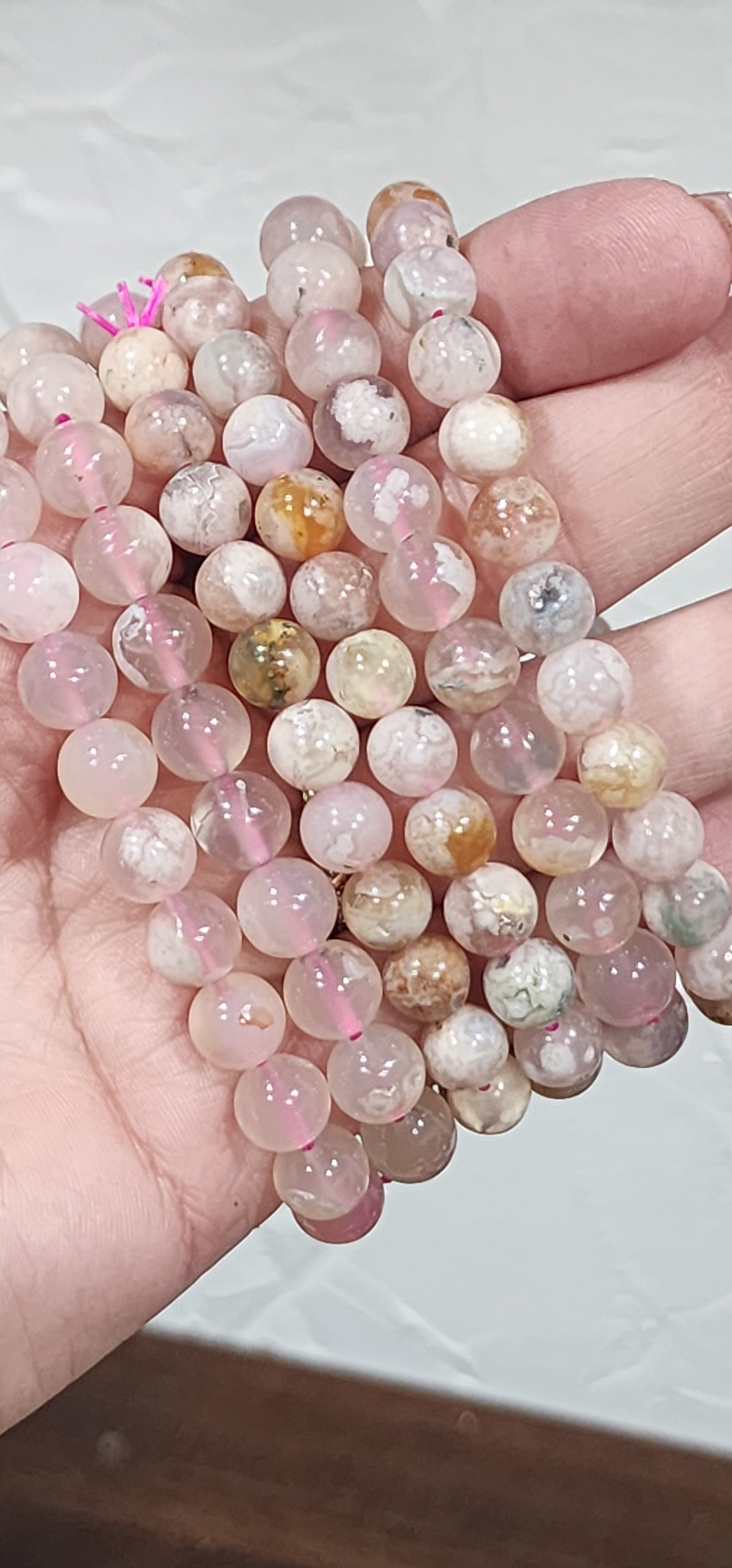Flower Agate Bracelet