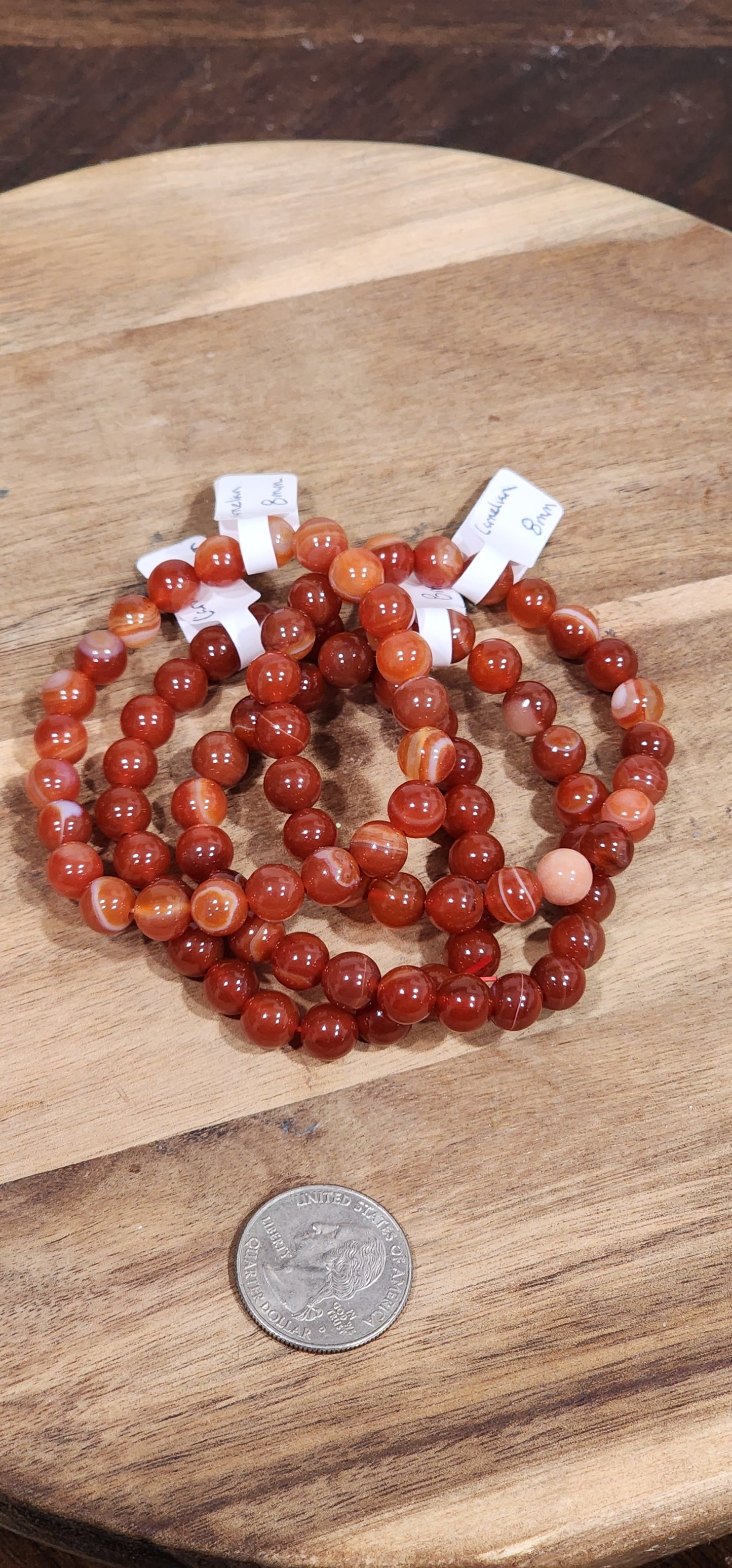 Carnelian bracelet