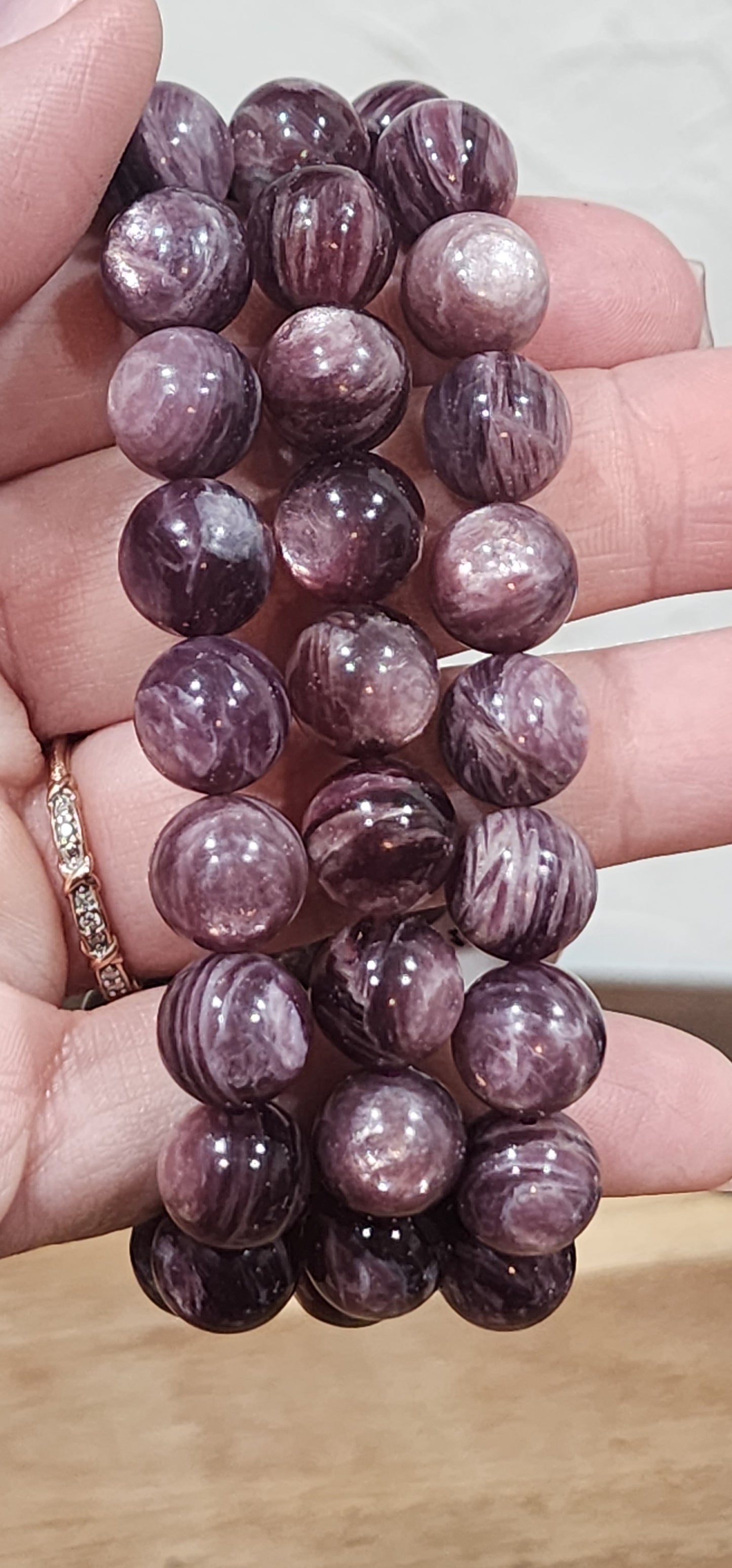 Lepidolite bracelet