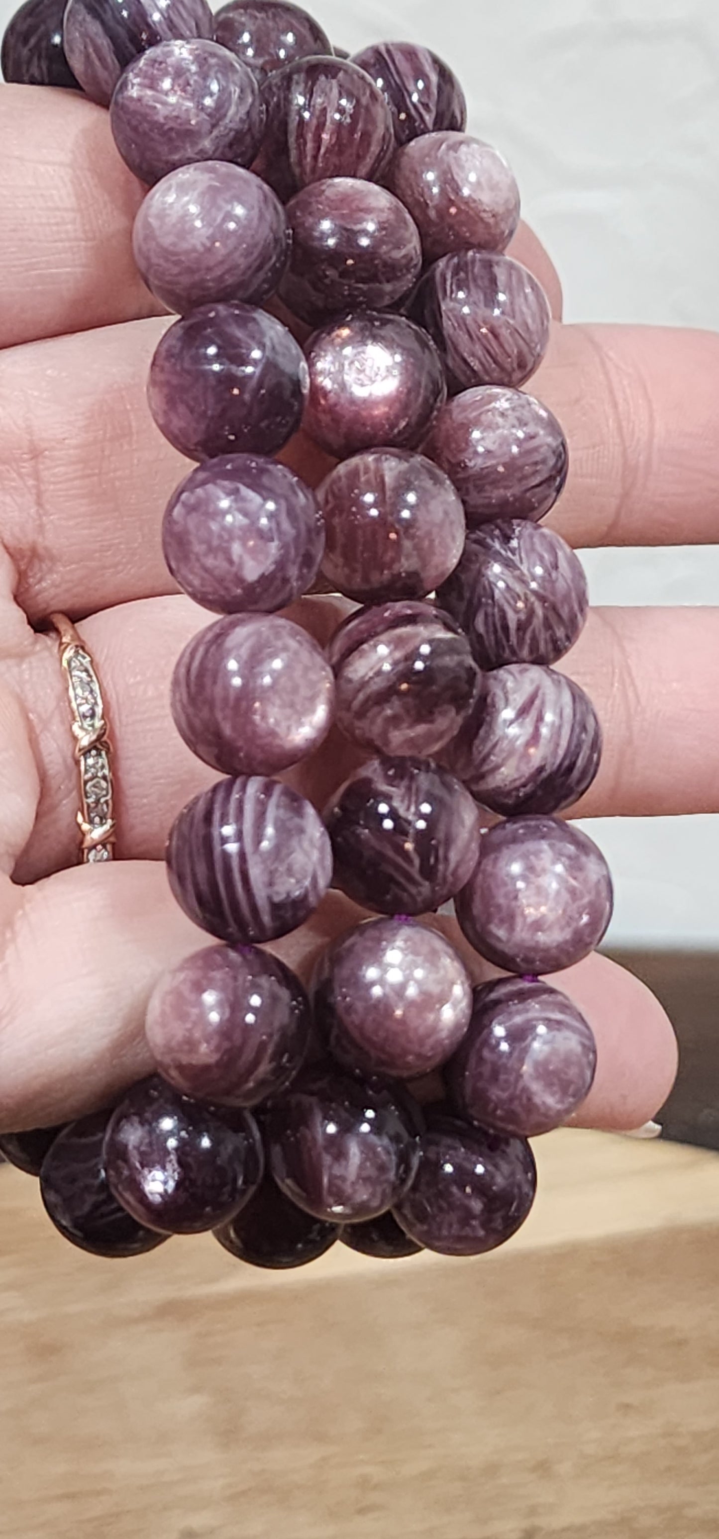 Lepidolite bracelet