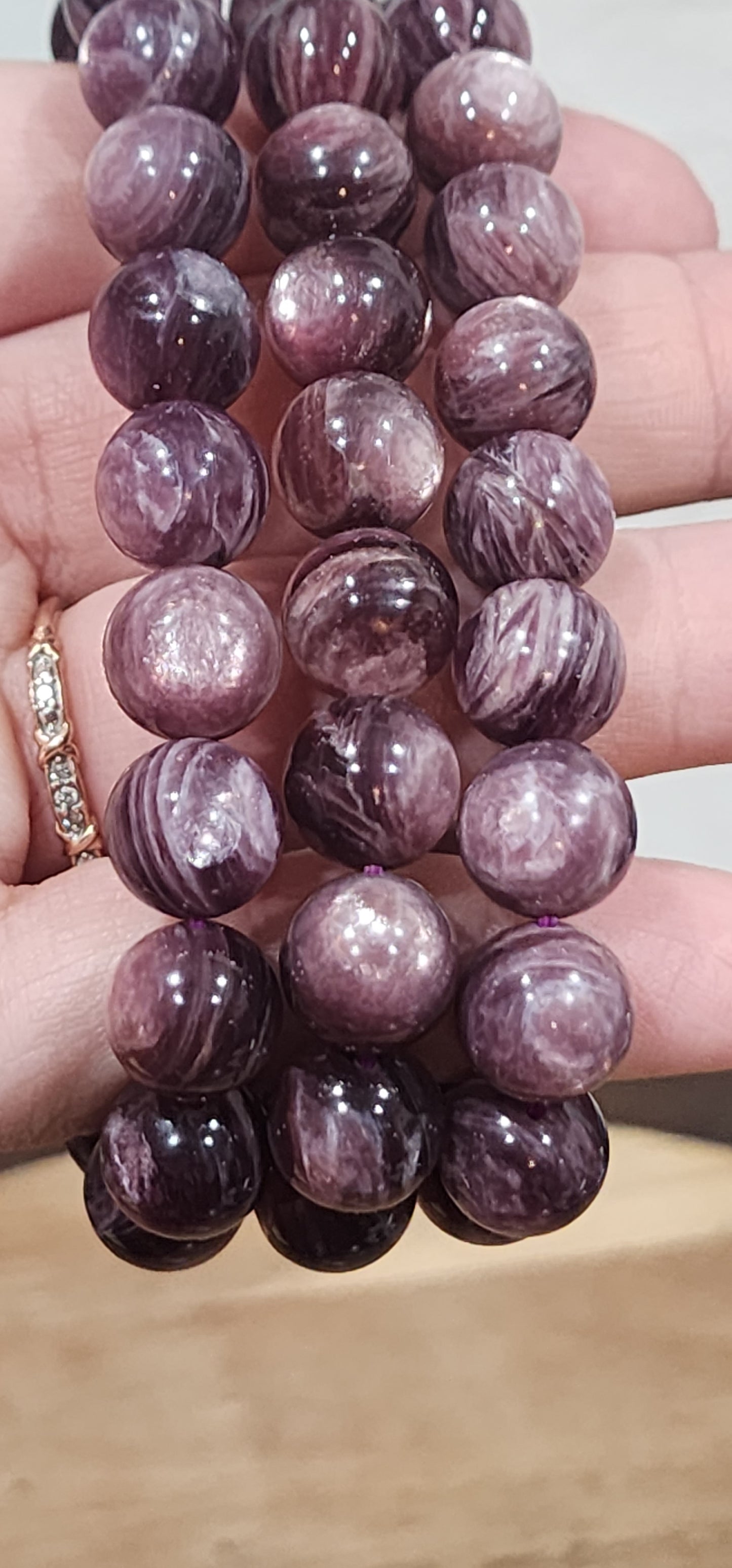 Lepidolite bracelet