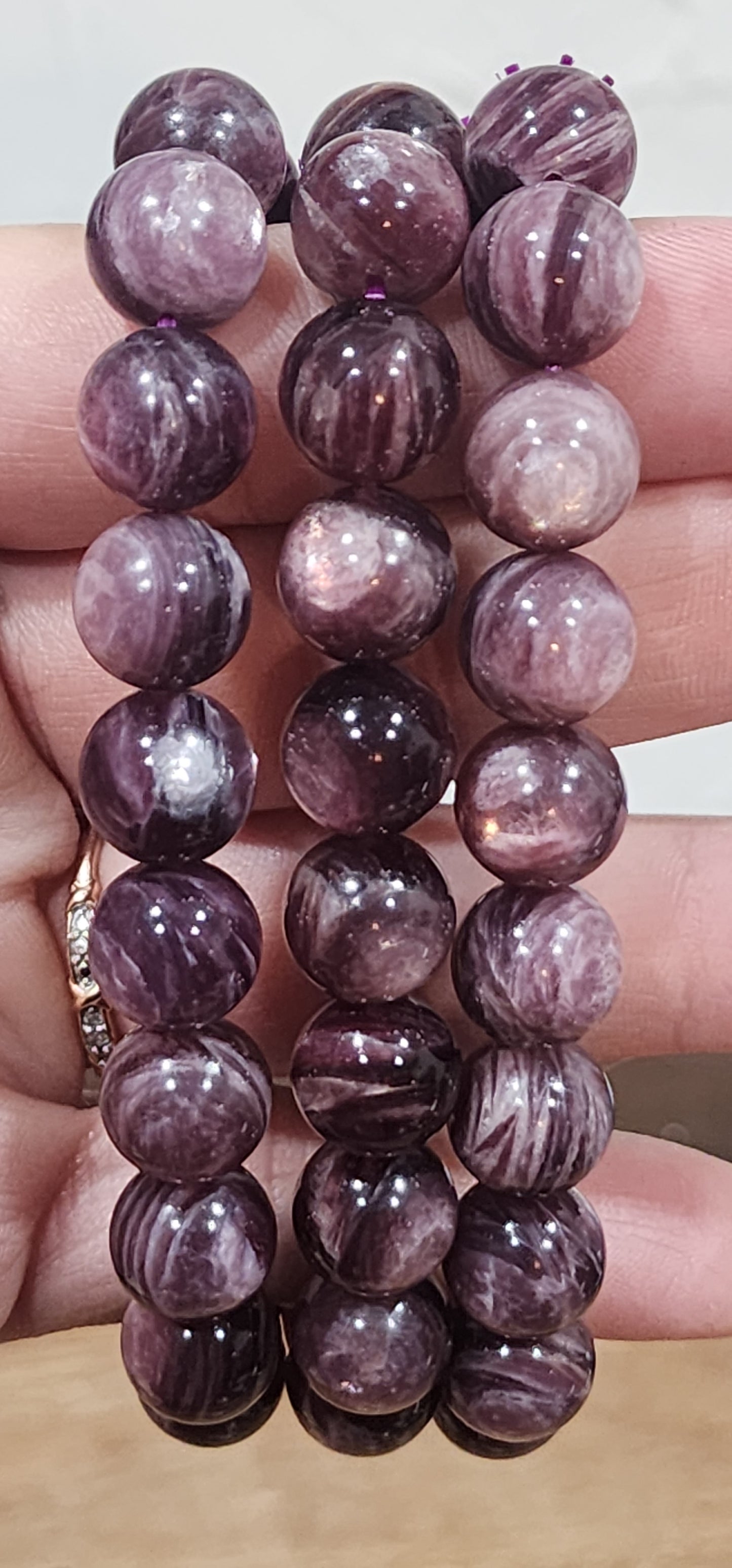 Lepidolite bracelet