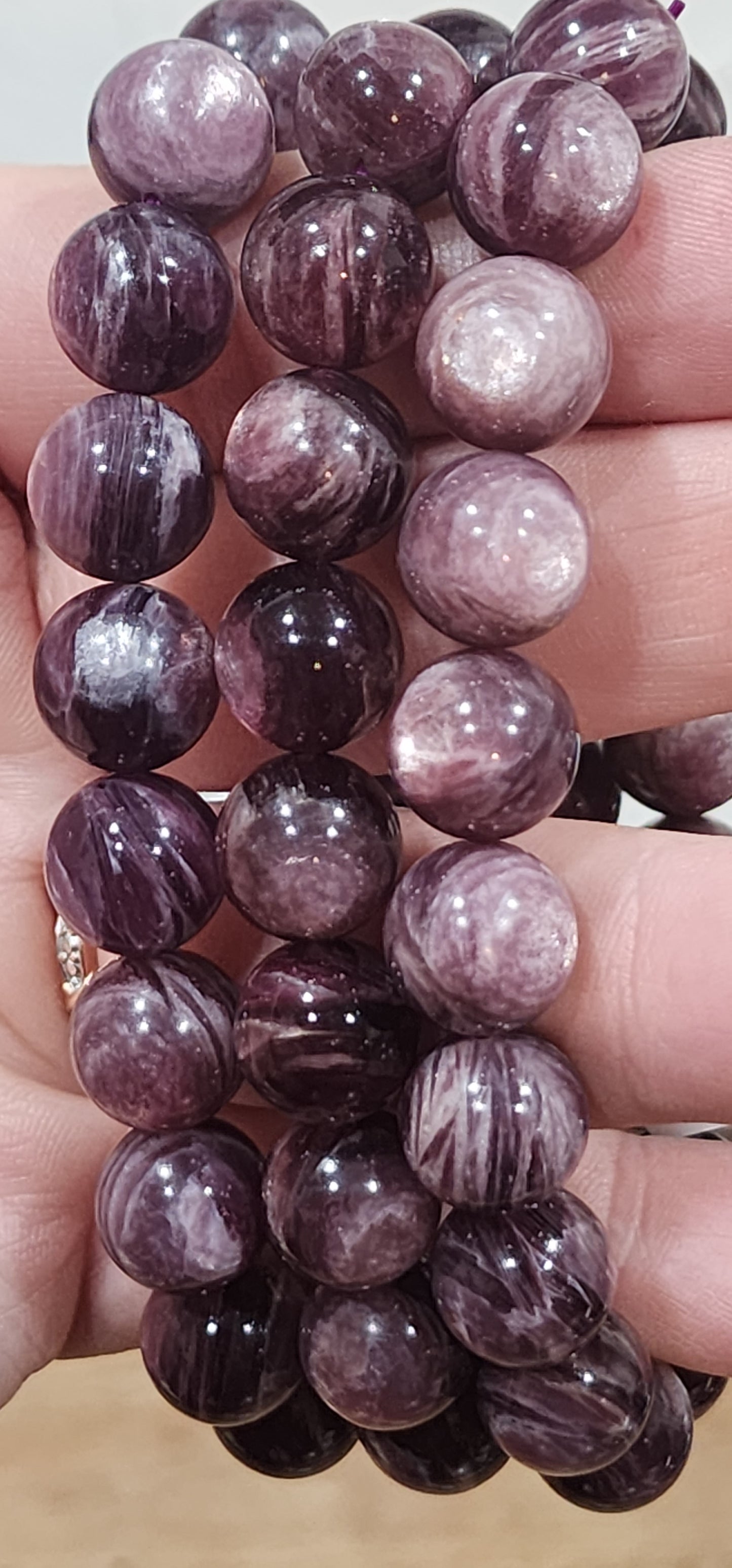 Lepidolite bracelet