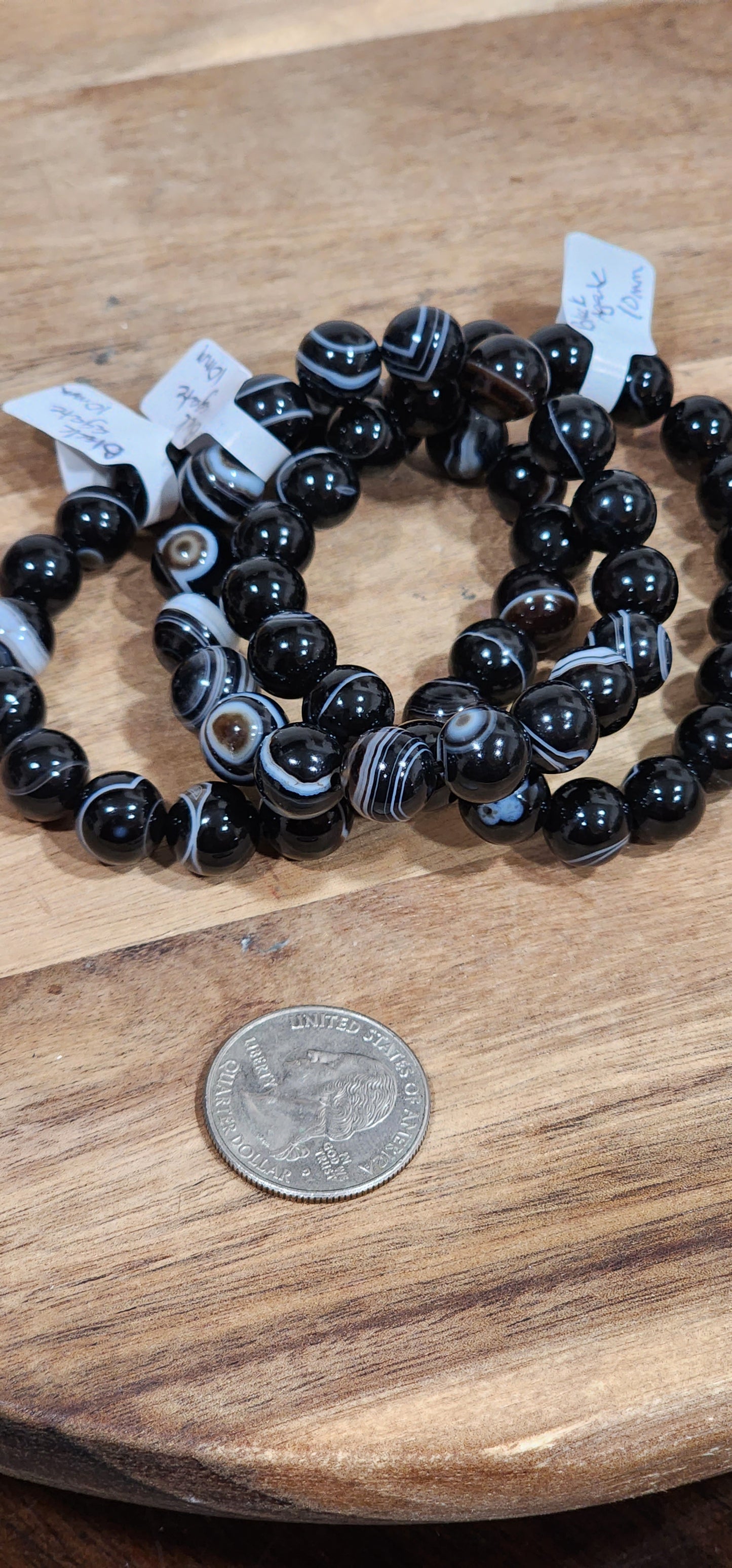 Black agate bracelet