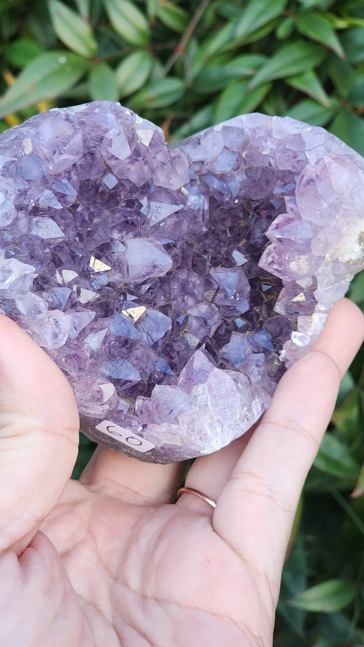 Amethyst heart