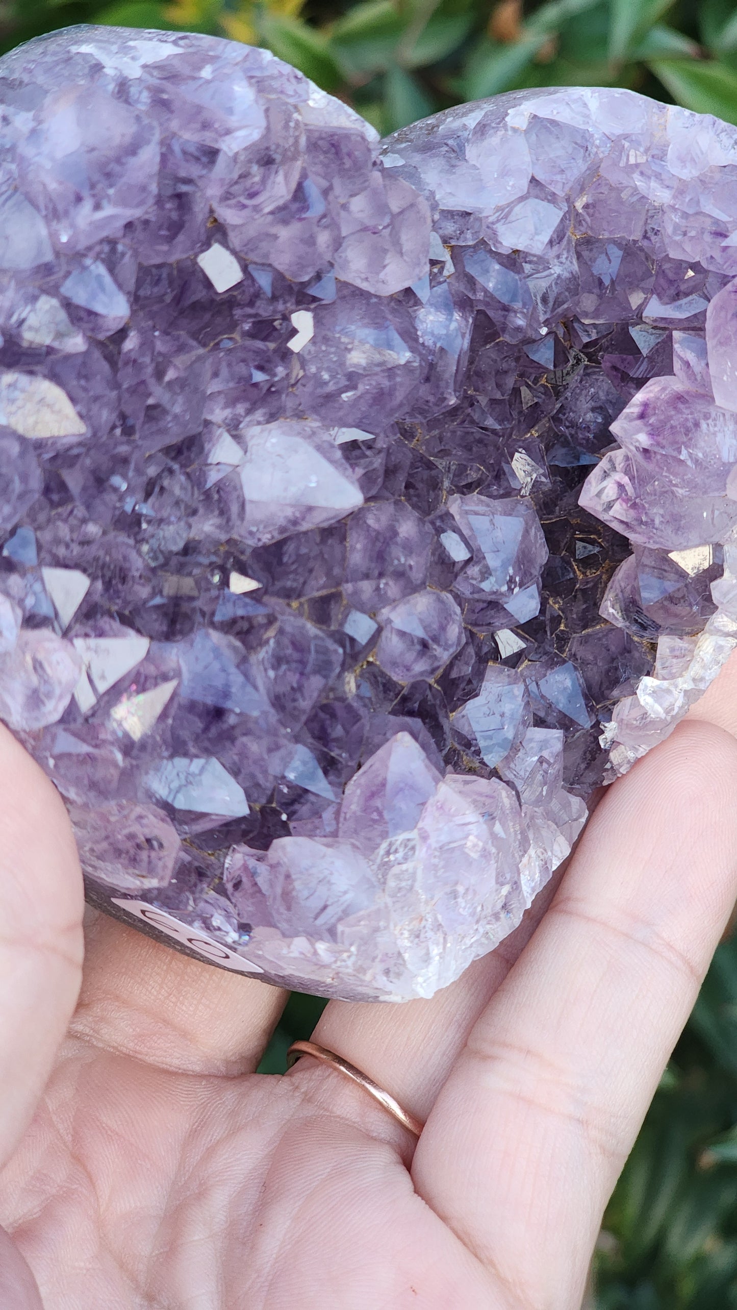 Amethyst heart