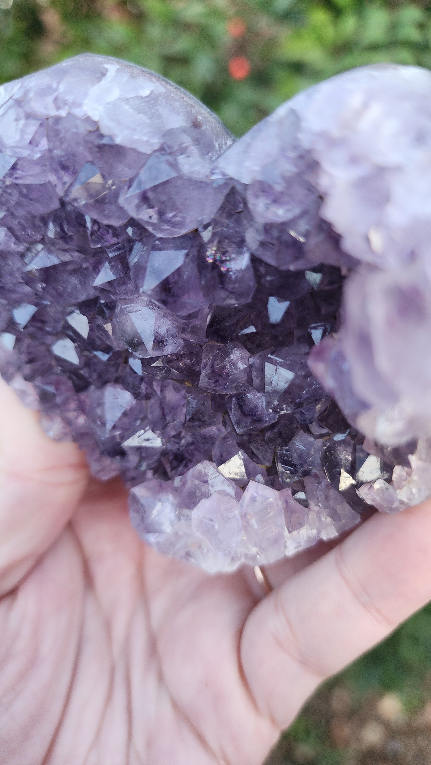 Amethyst heart