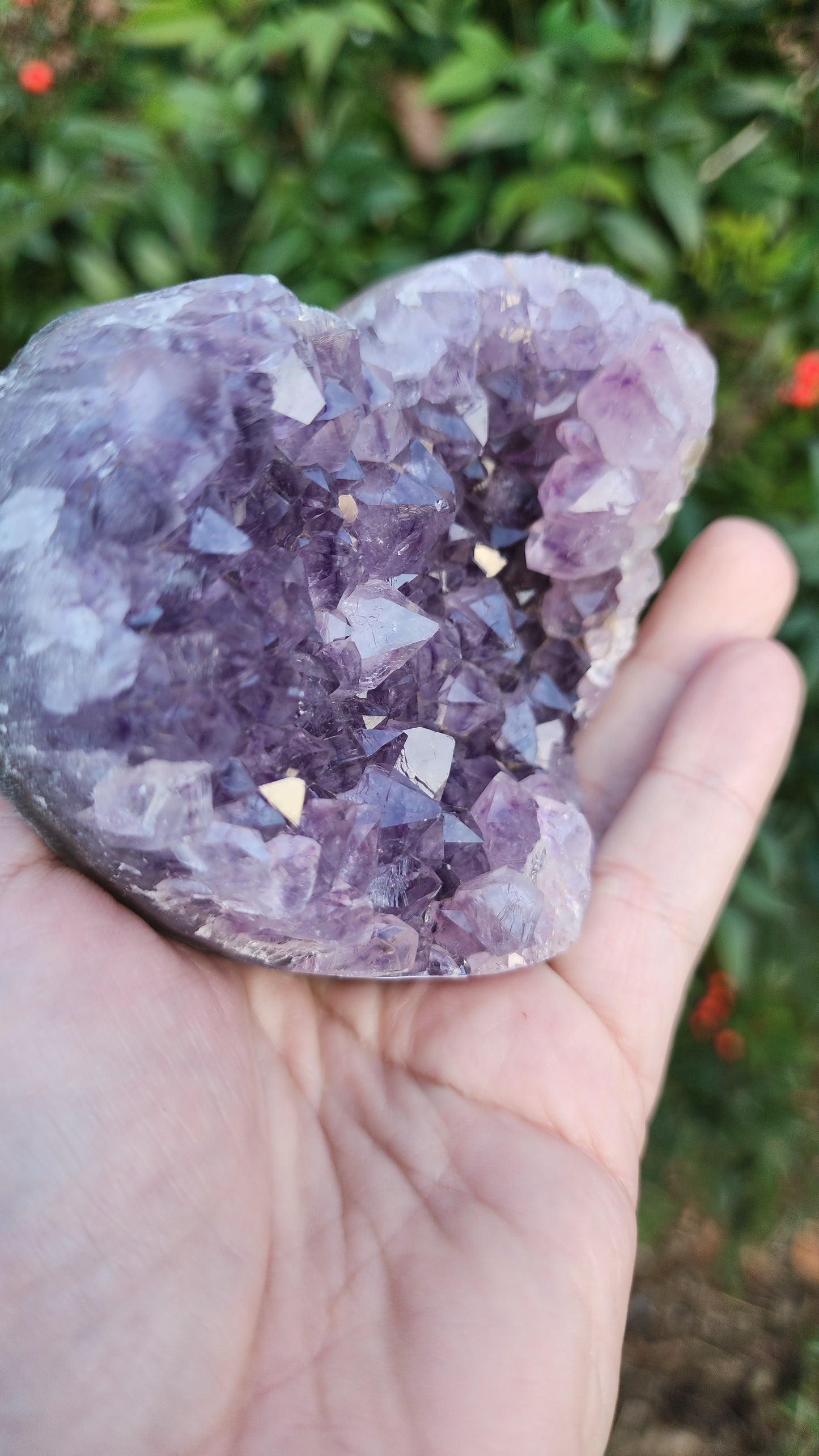 Amethyst heart