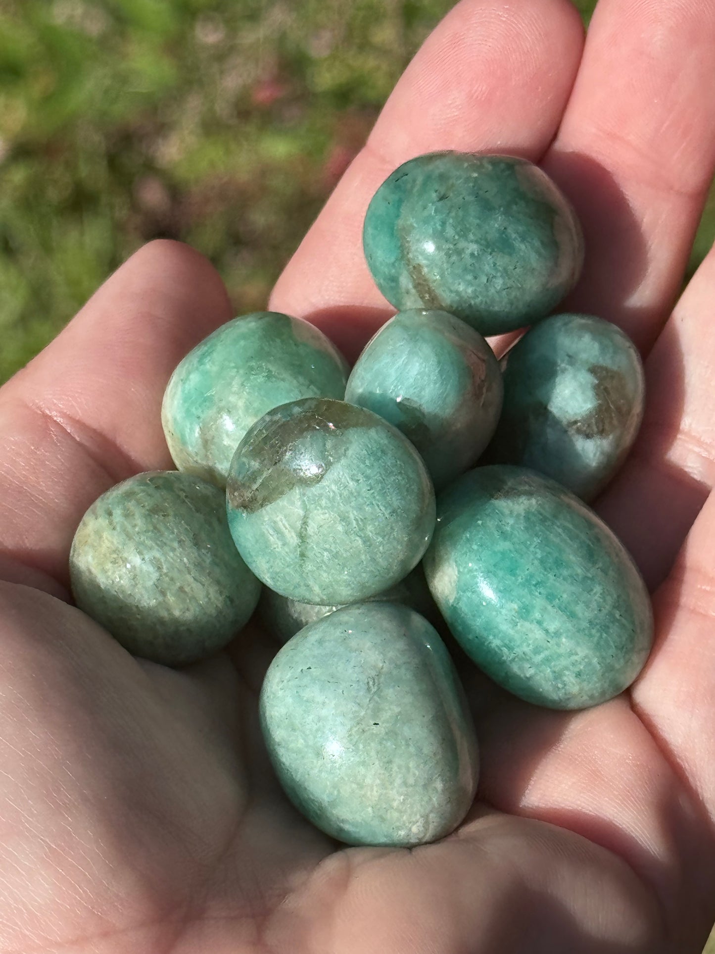 Amazonite tumbled stone
