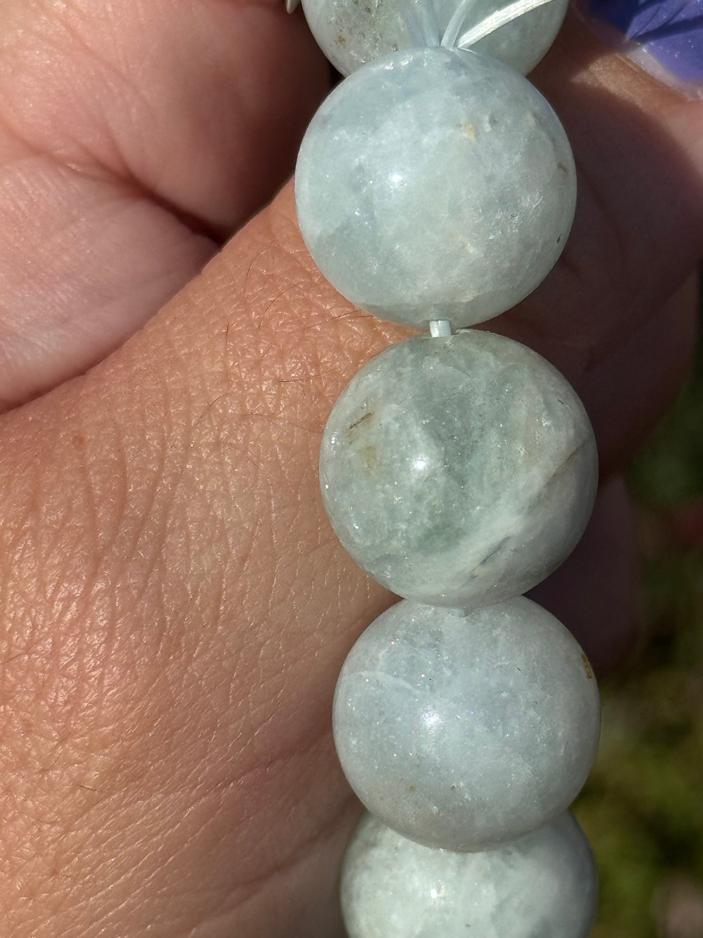 Aquamarine bracelet