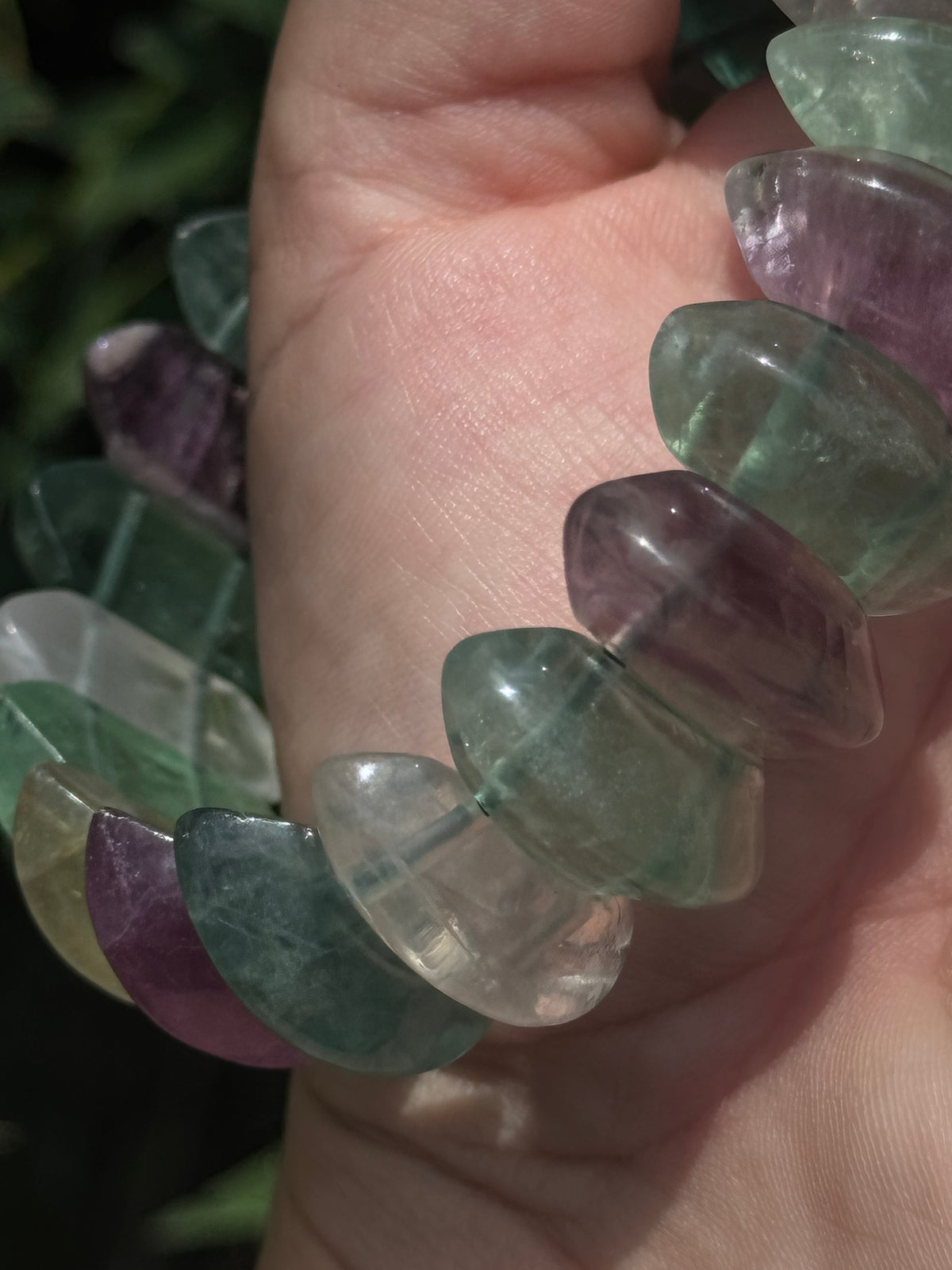 Fluorite soft bangle