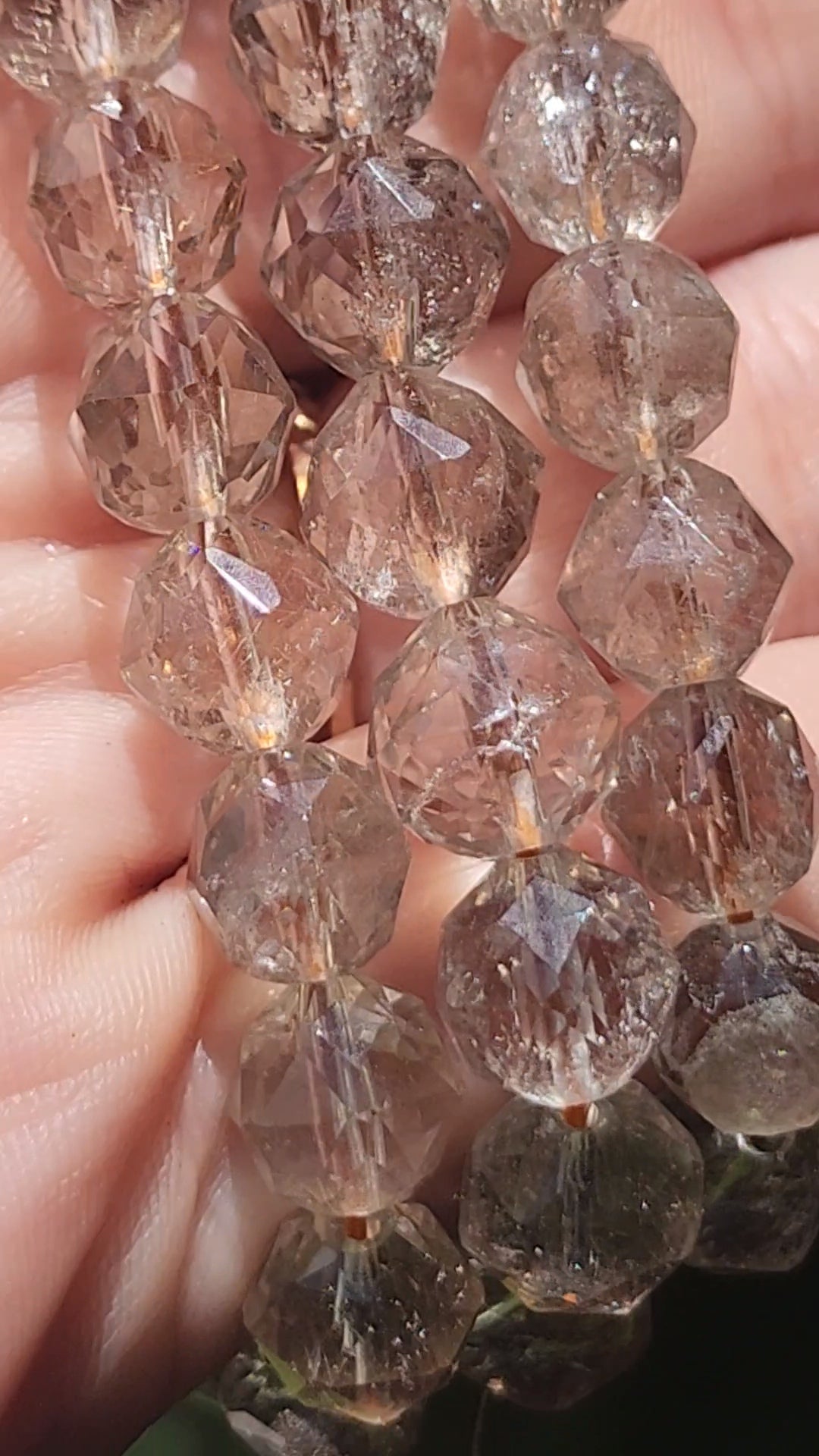 Faceted Smoky Quartz Bracelet