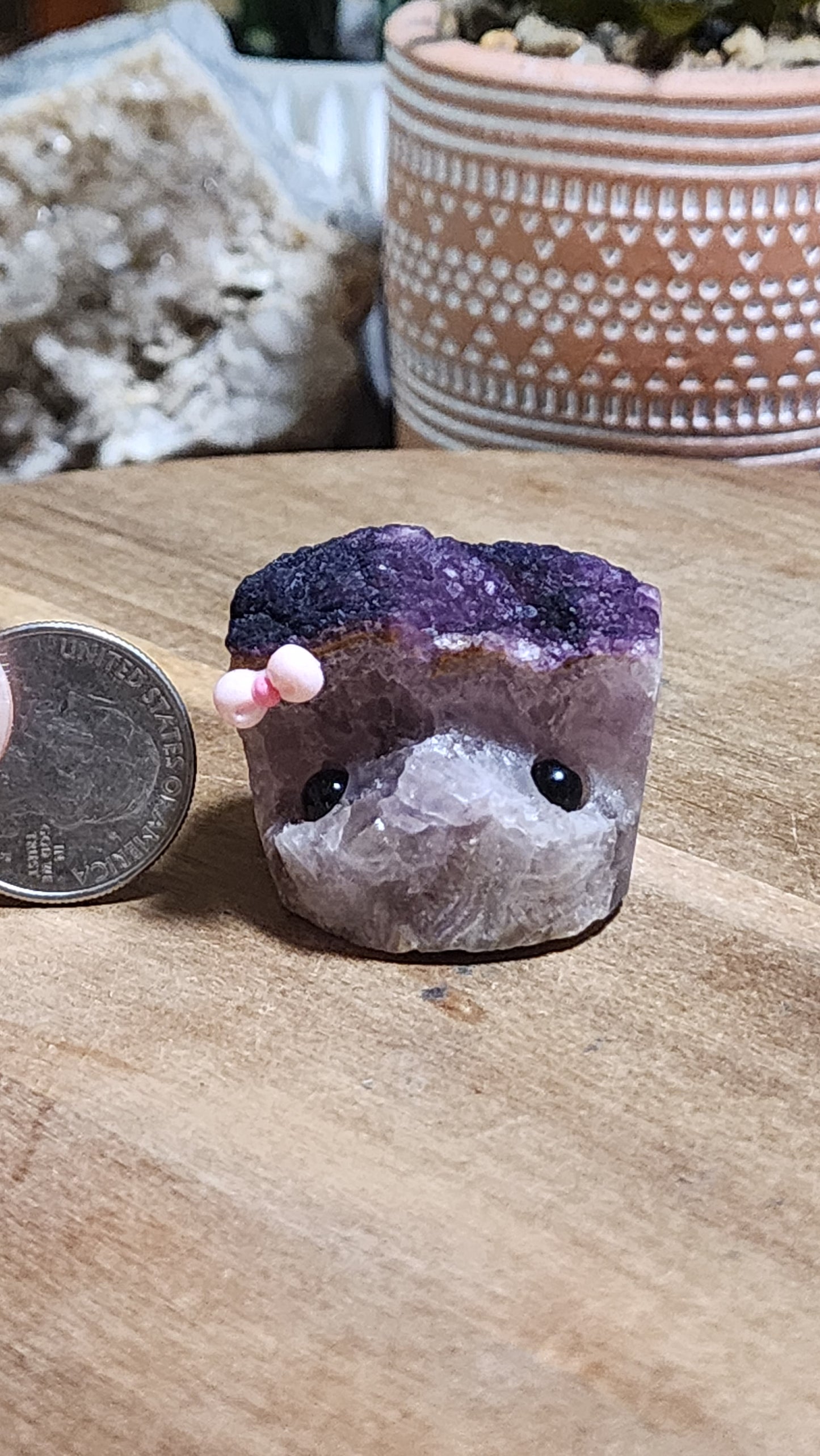 Amethyst rock buddy