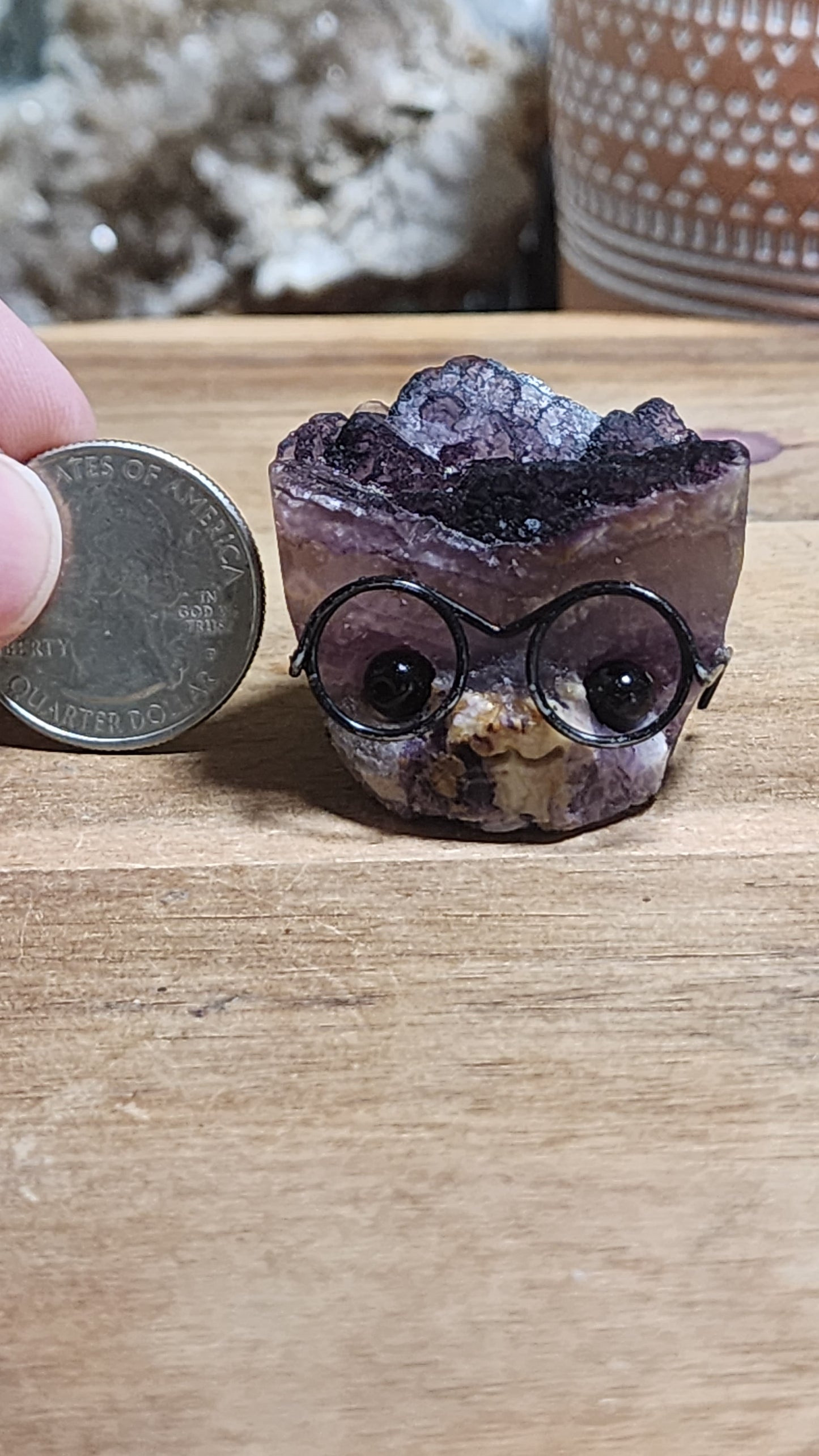 Amethyst rock buddy
