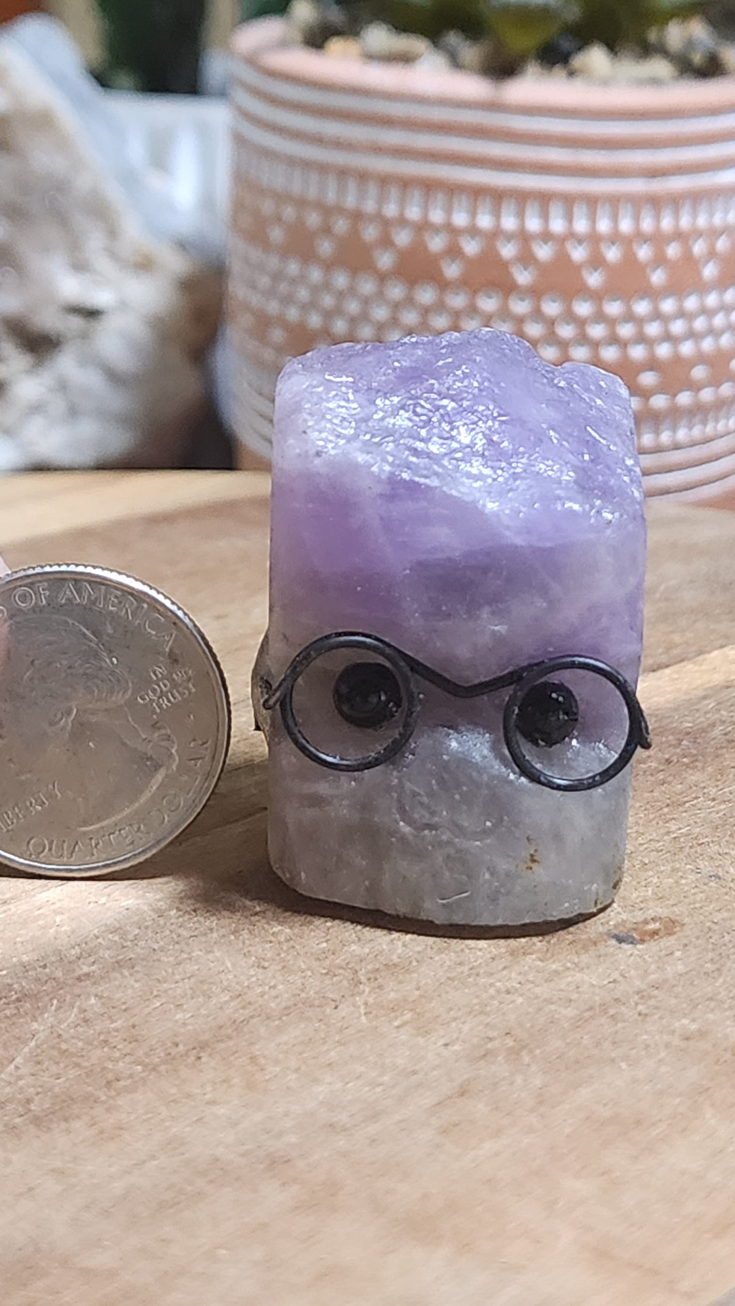 Amethyst rock buddy