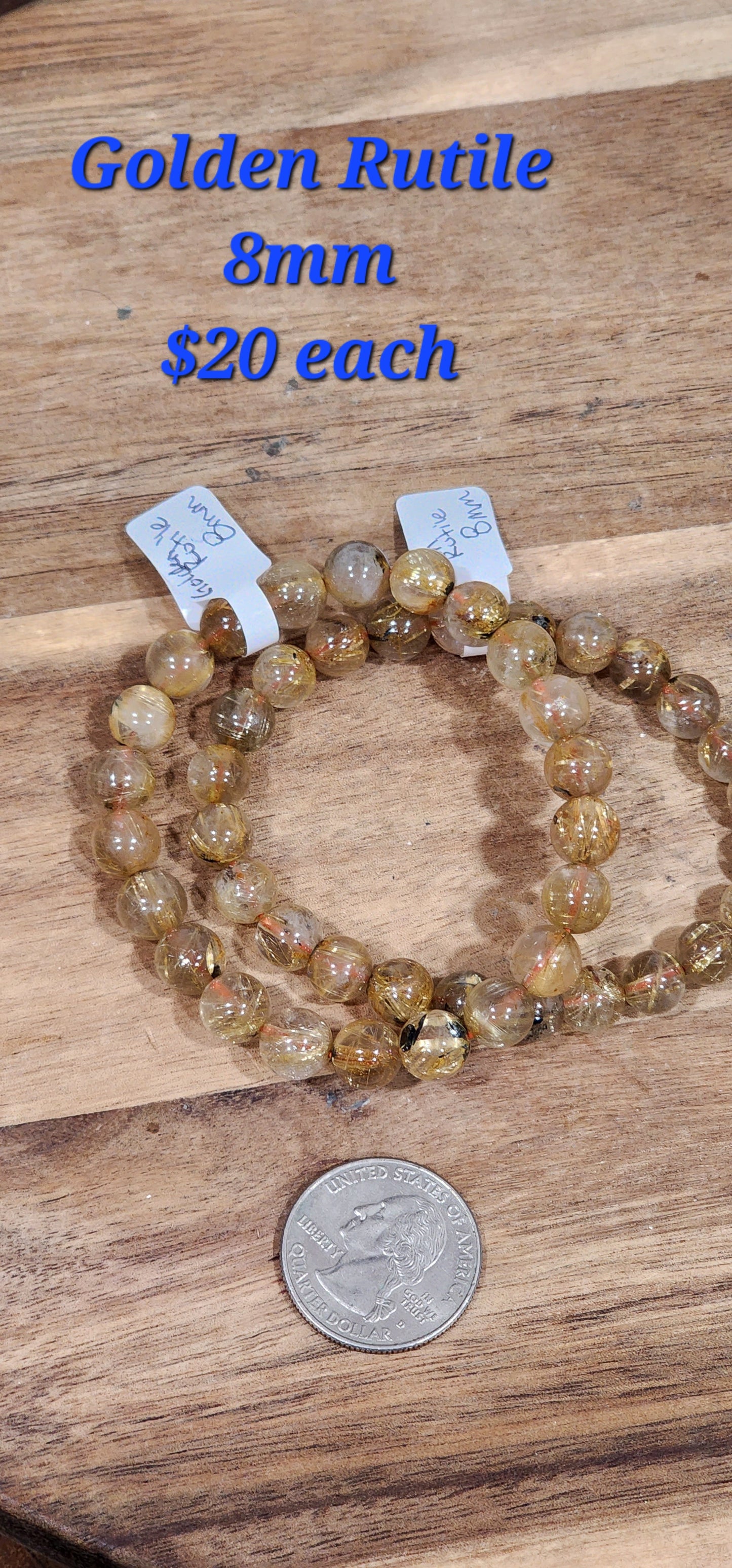 Golden Rutile Bracelet