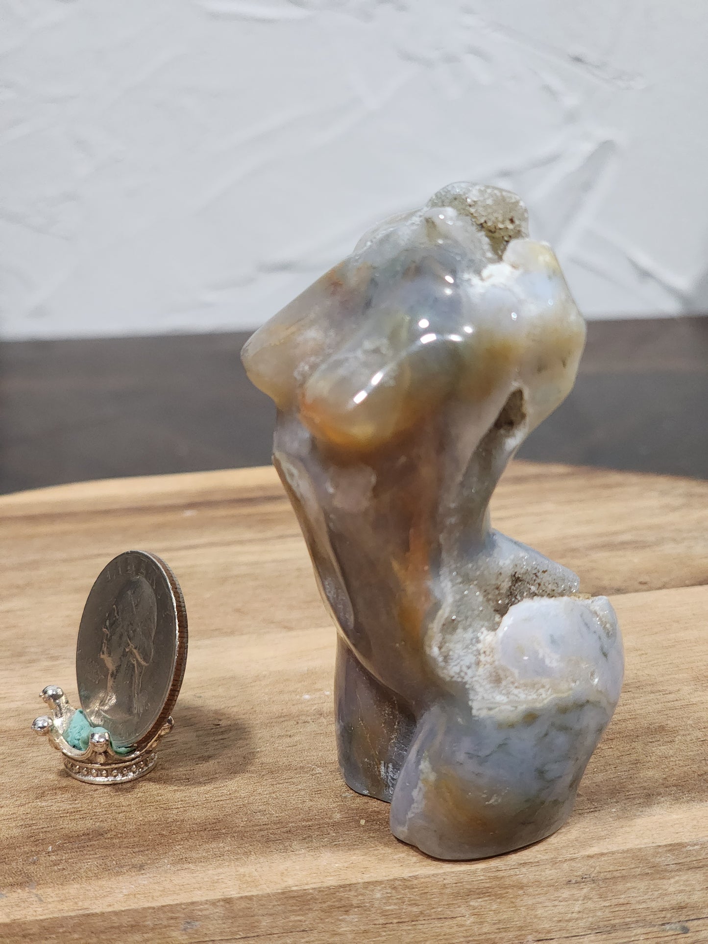 Moss agate lady body