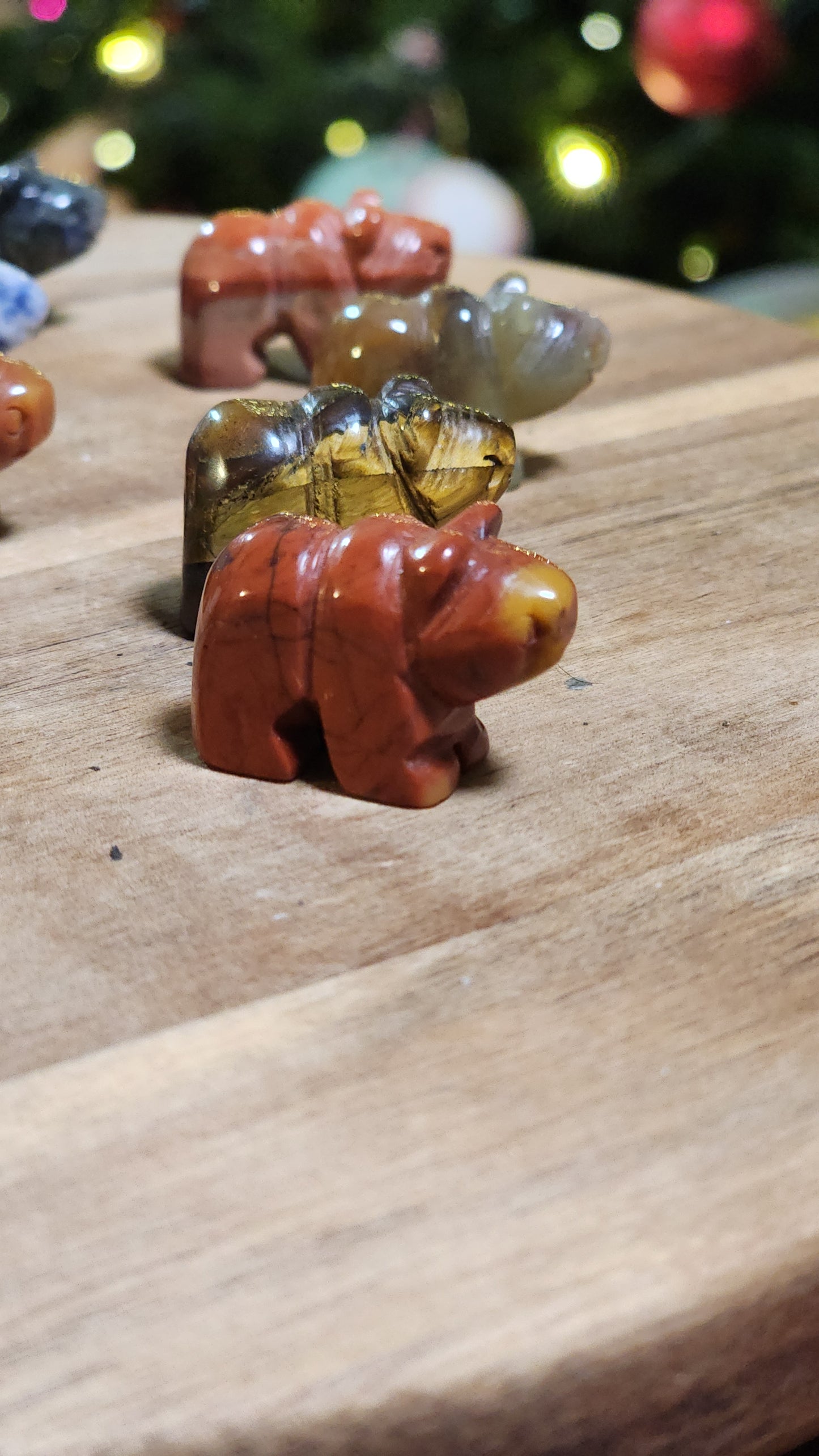 Mini bear carving