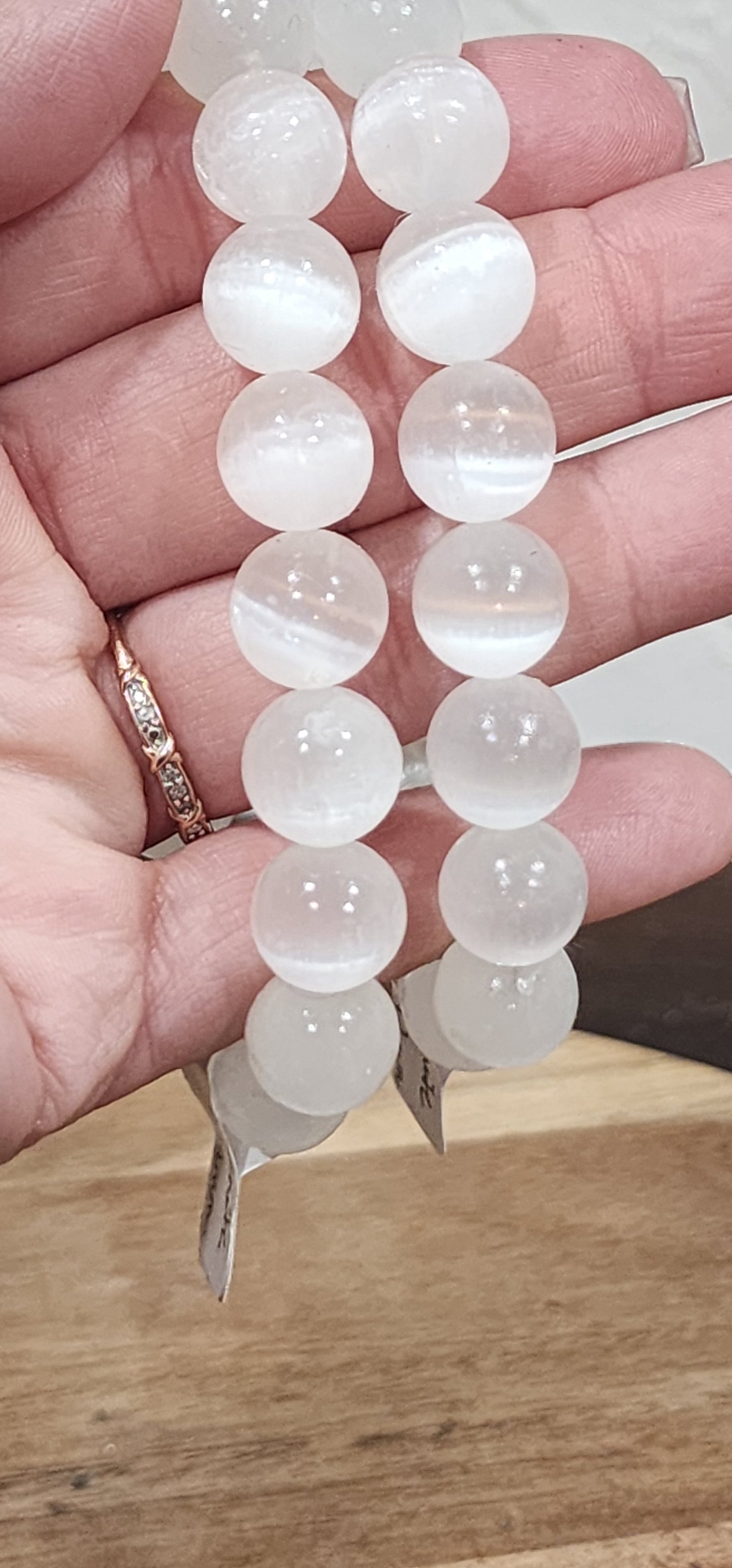 Selenite bracelet