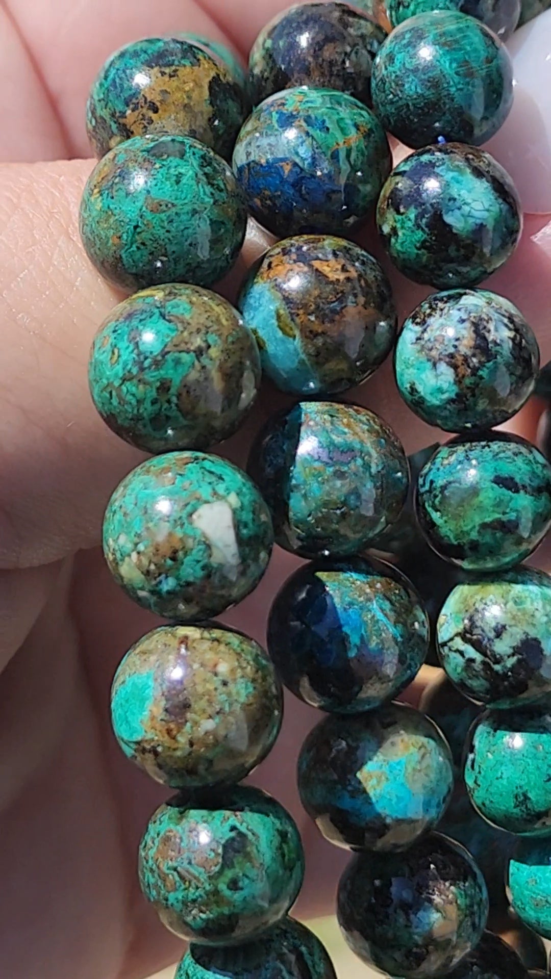 Chrysocolla bracelet