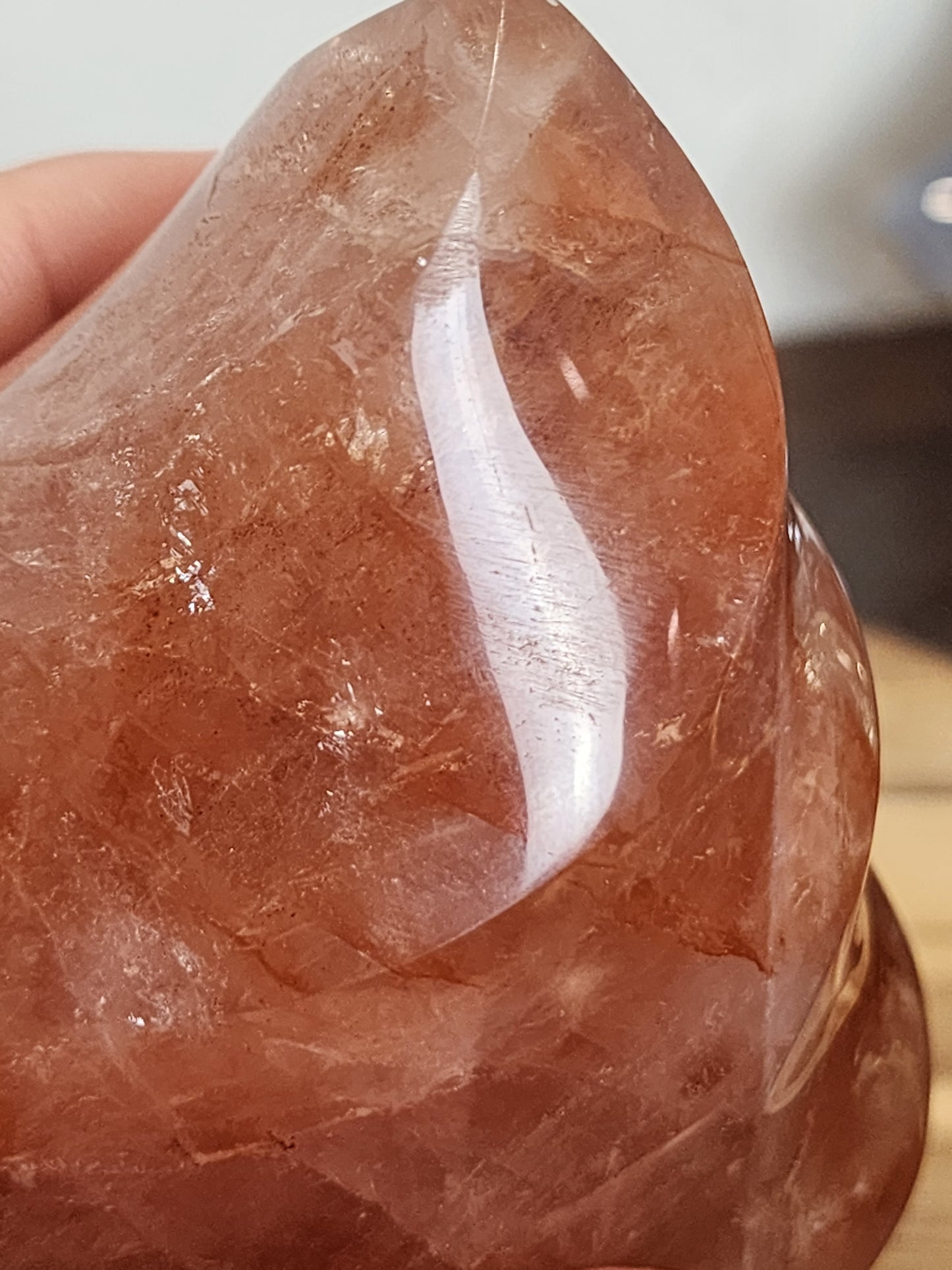 Fire quartz flame