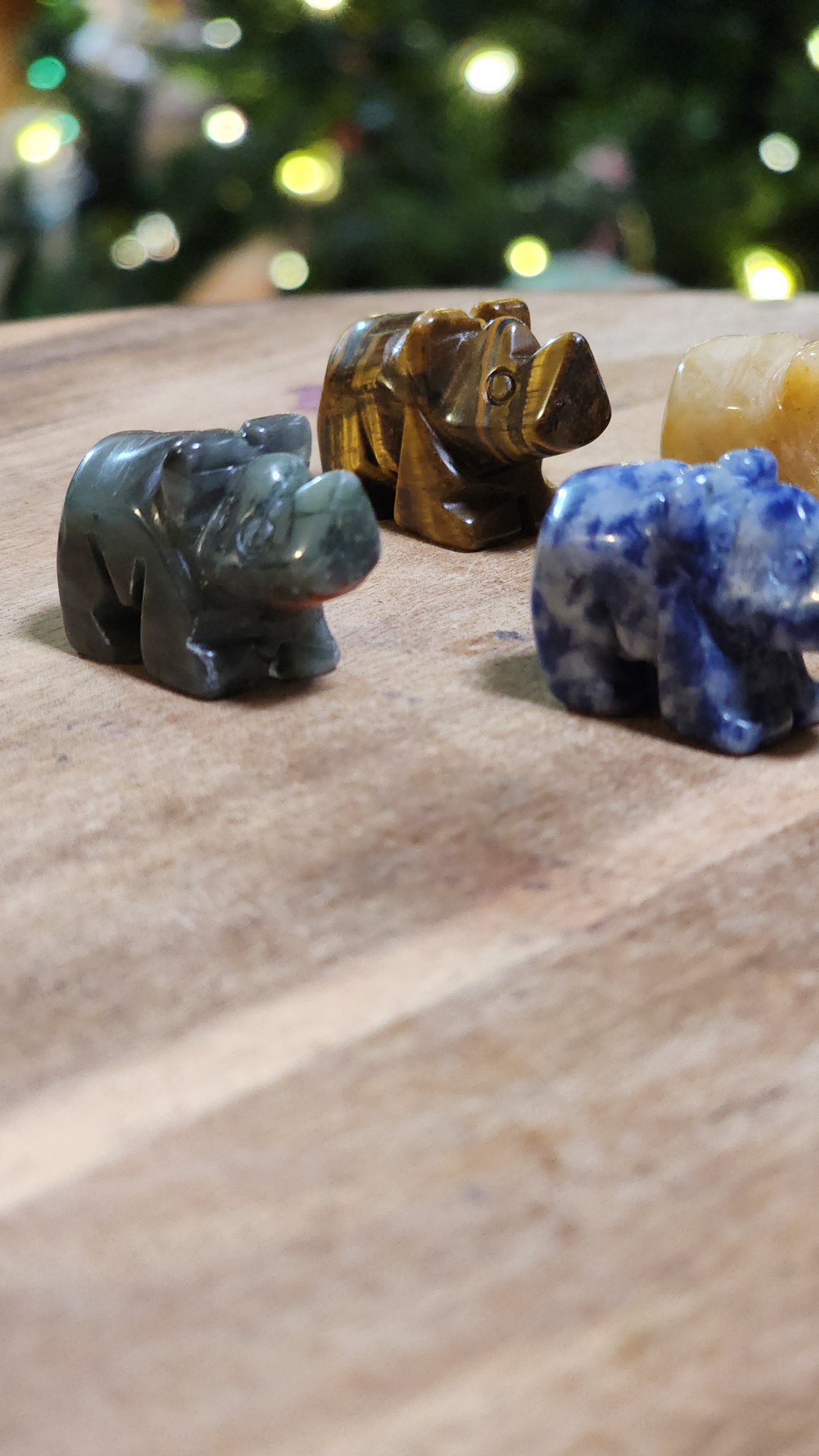 Mini rhino carving