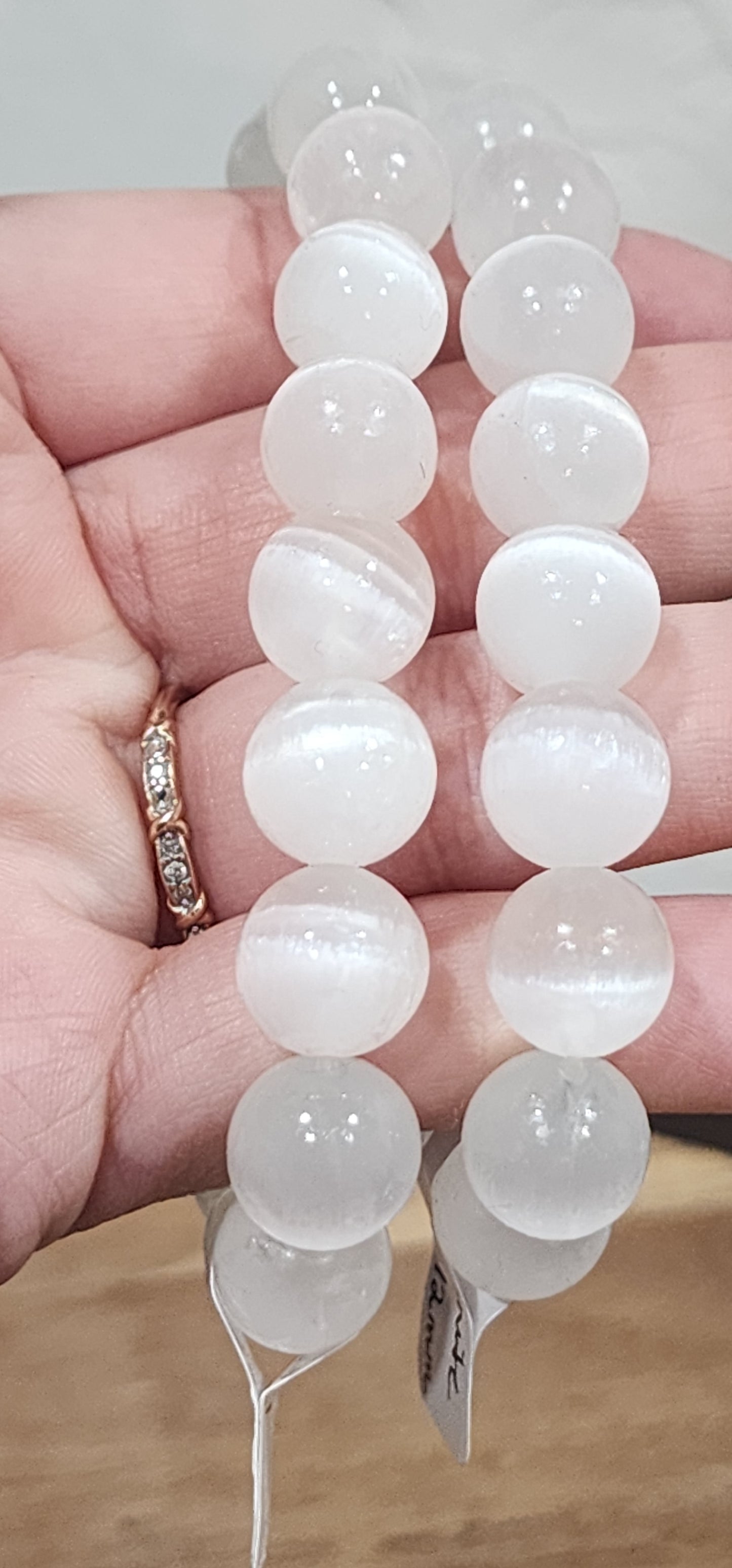 Selenite bracelet