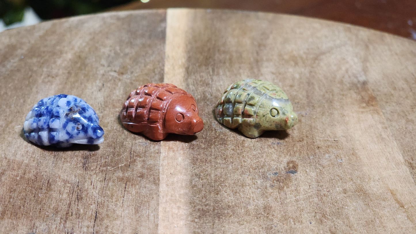 Mini hedgehog carving