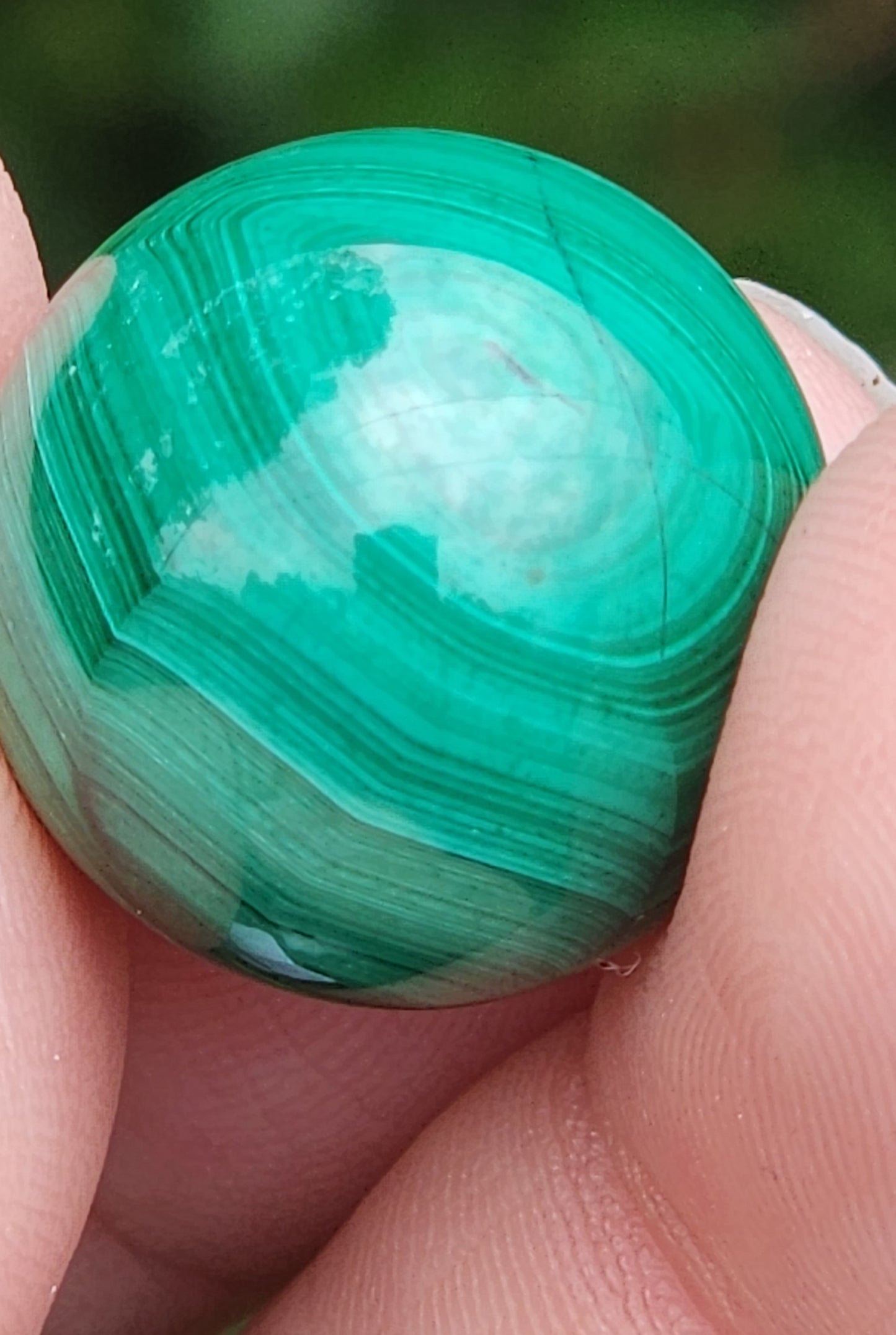 Mini malachite sphere