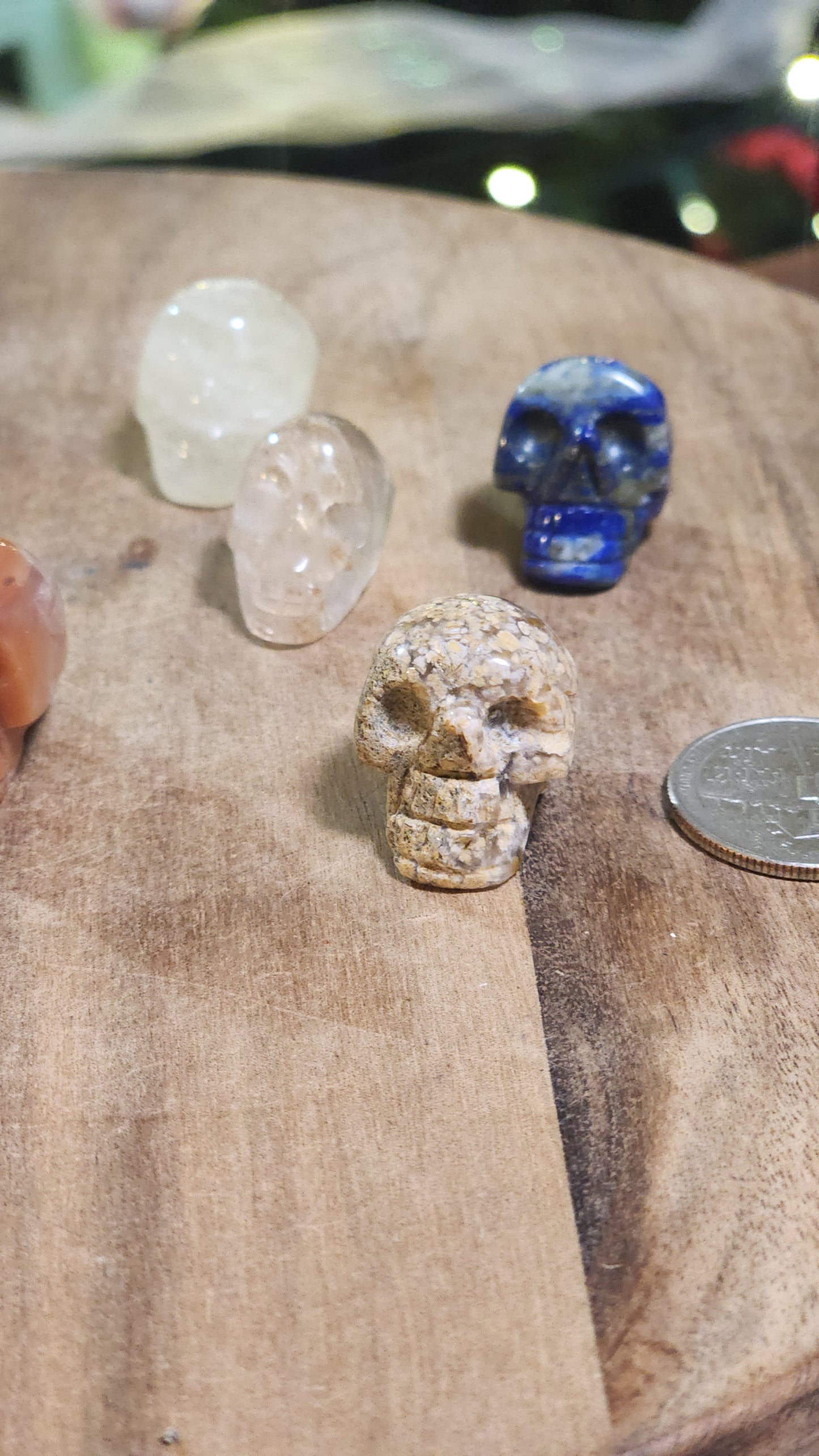 Mini skull carving
