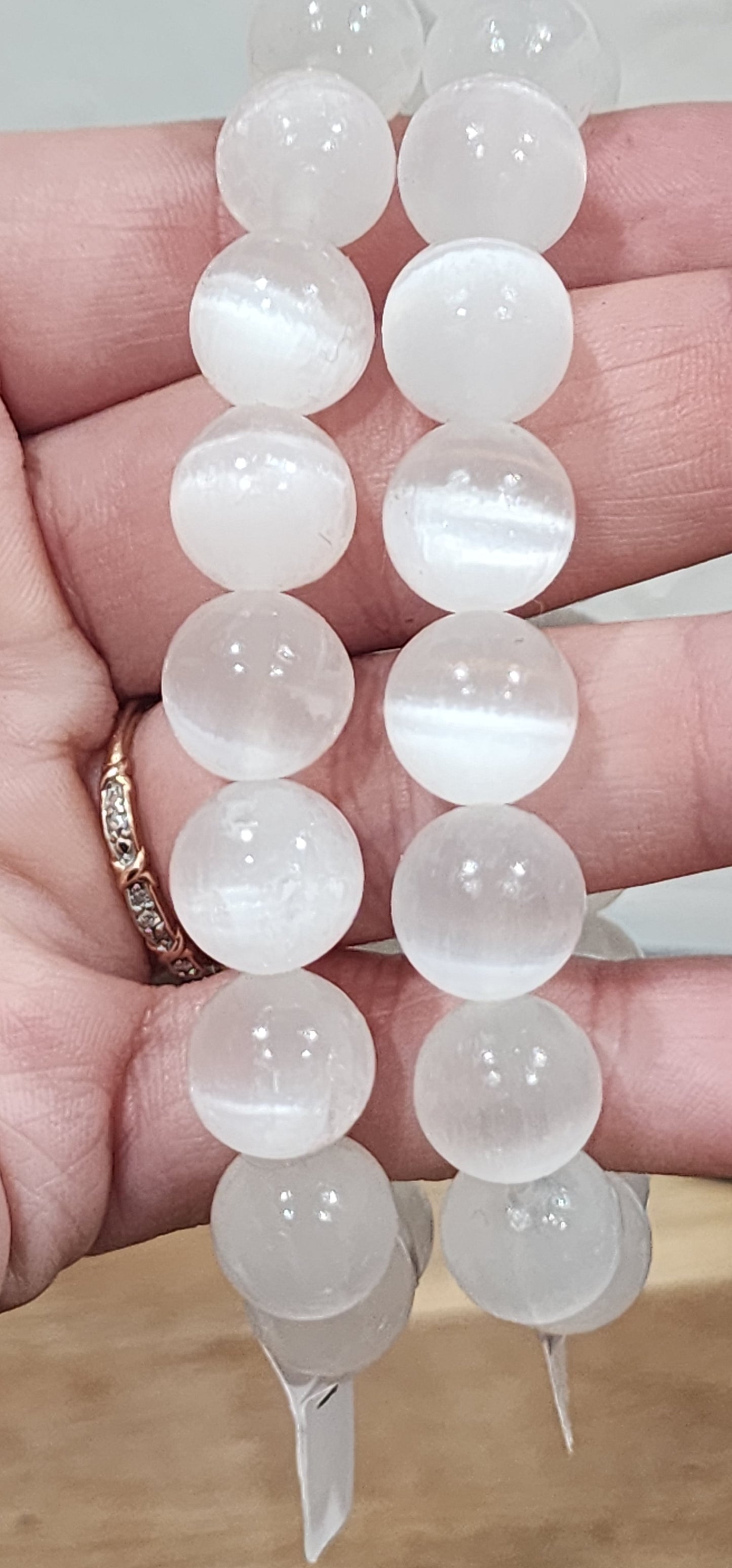 Selenite bracelet