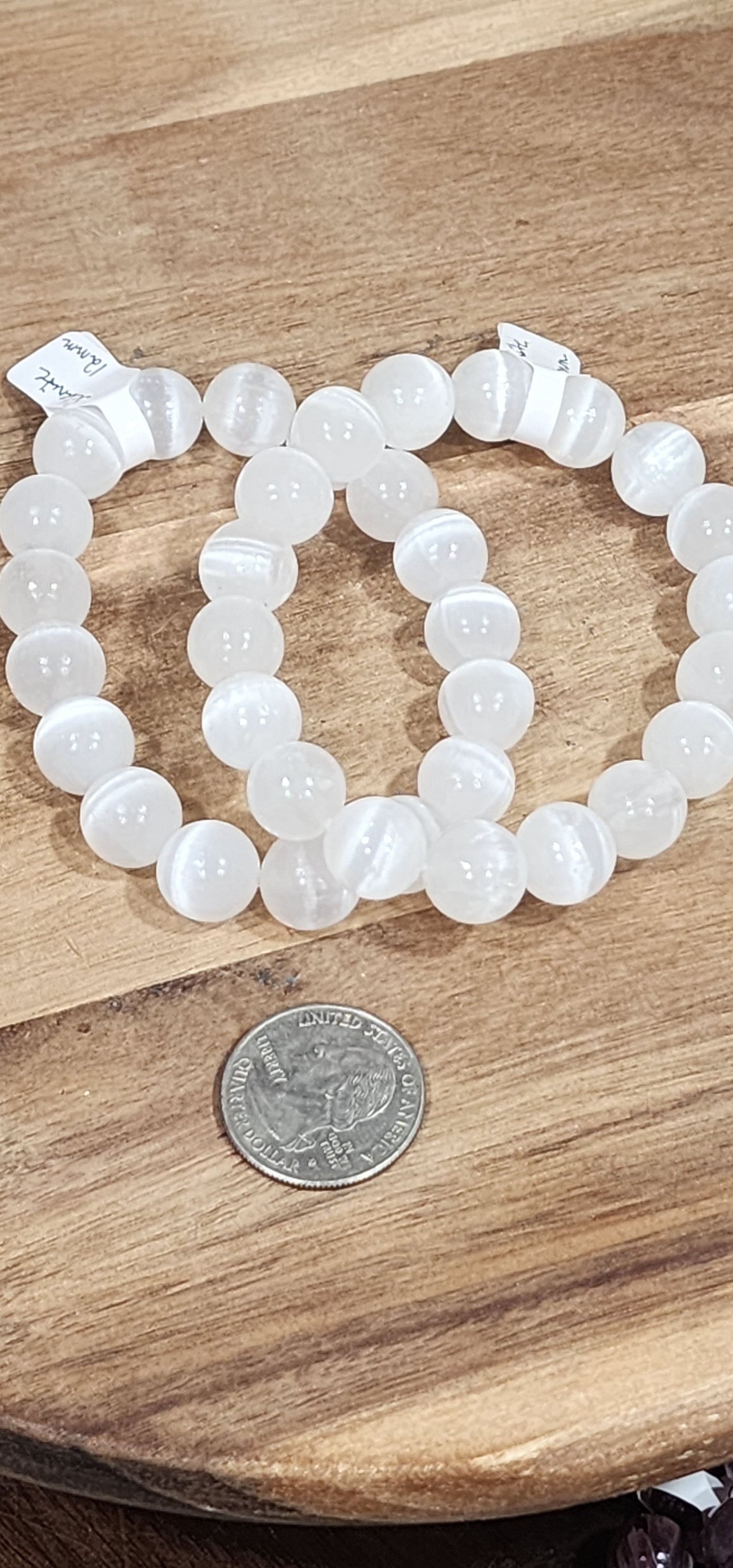 Selenite bracelet