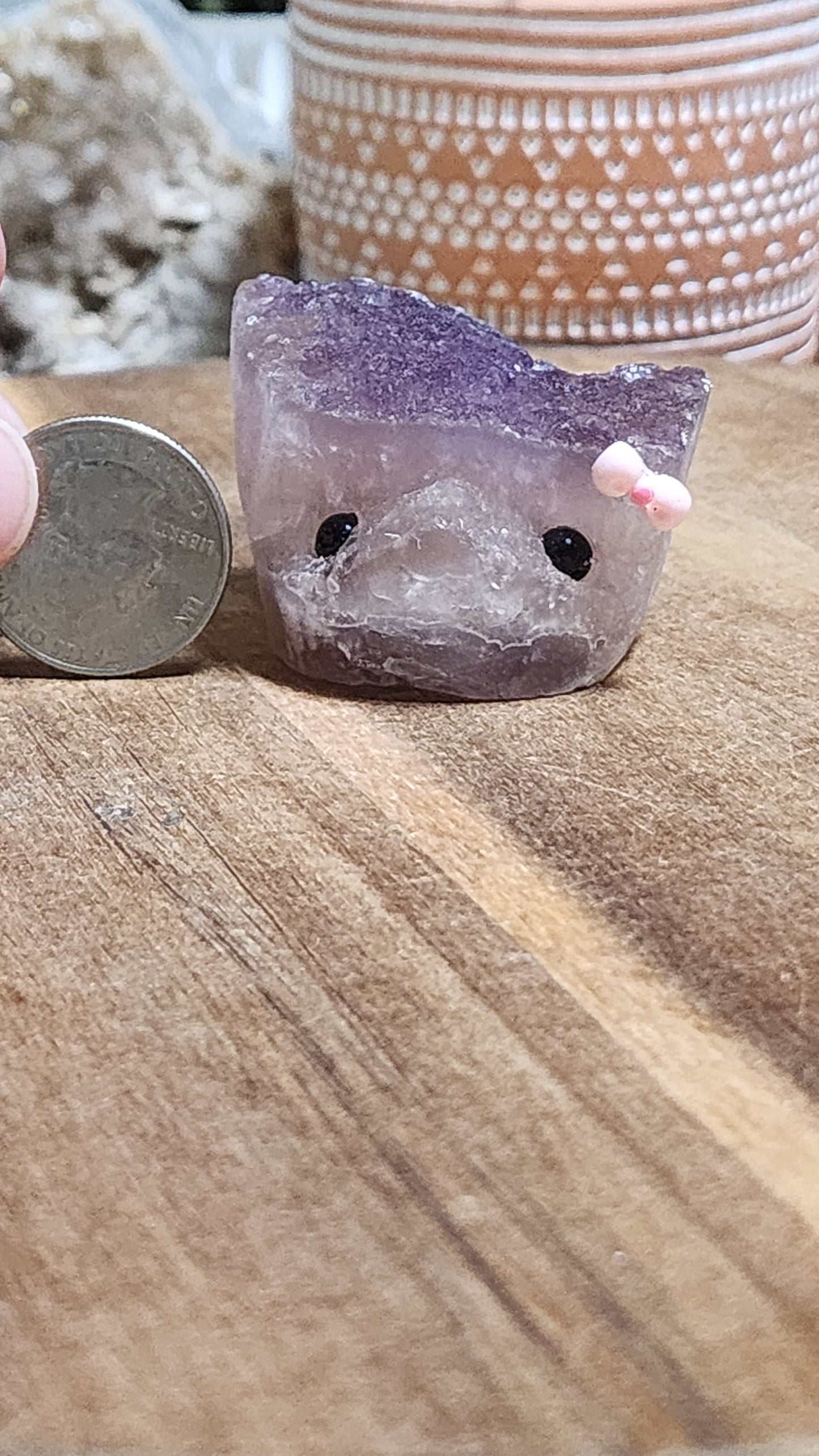 Amethyst rock buddy