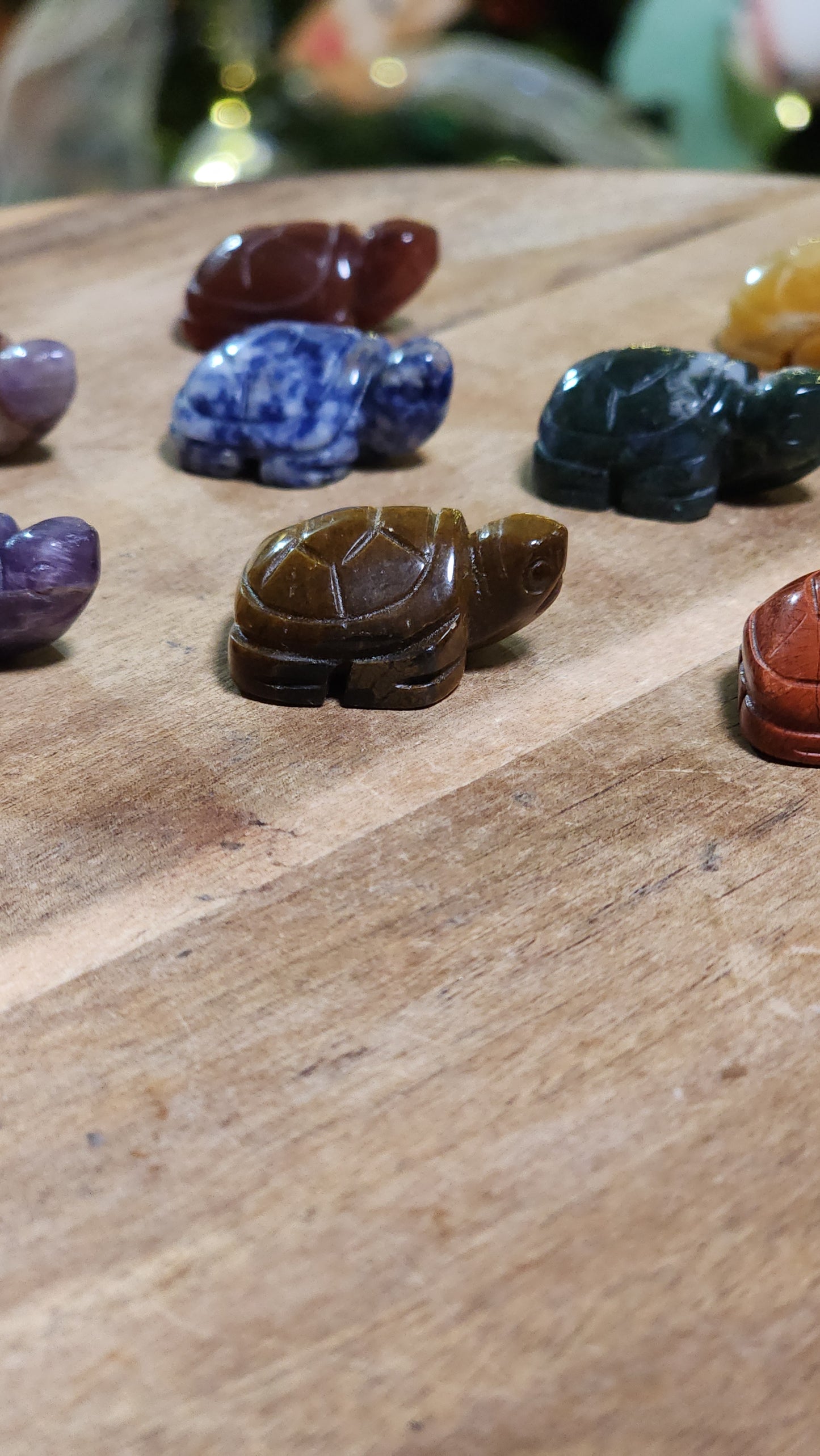 Mini turtle carving