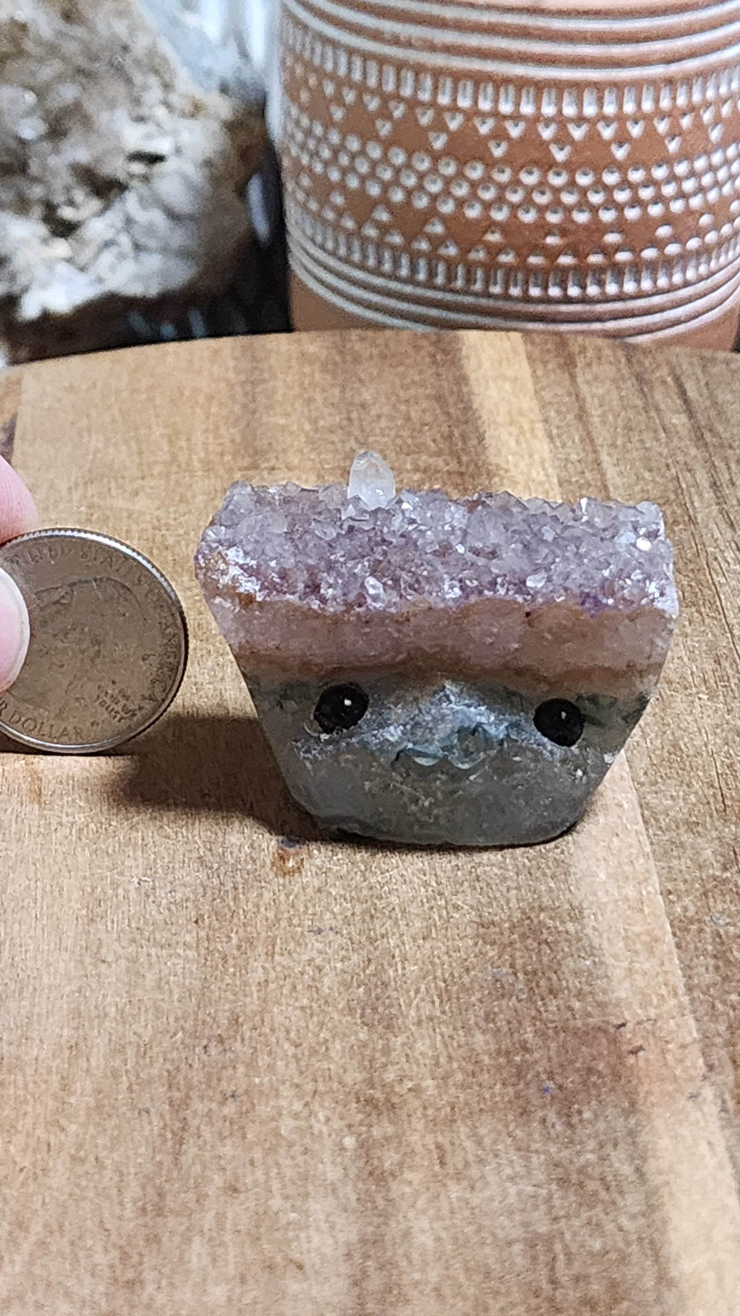 Amethyst rock buddy