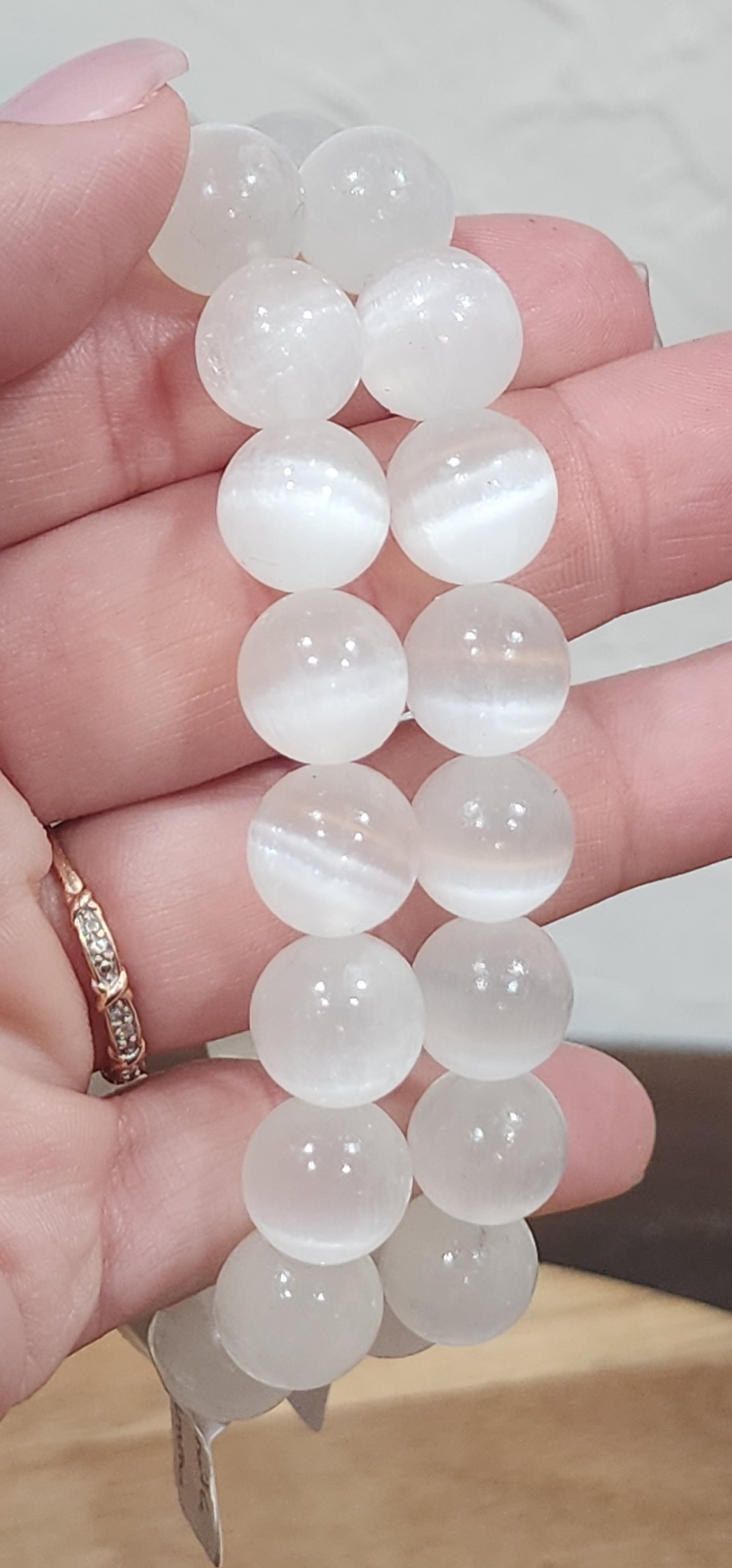 Selenite bracelet