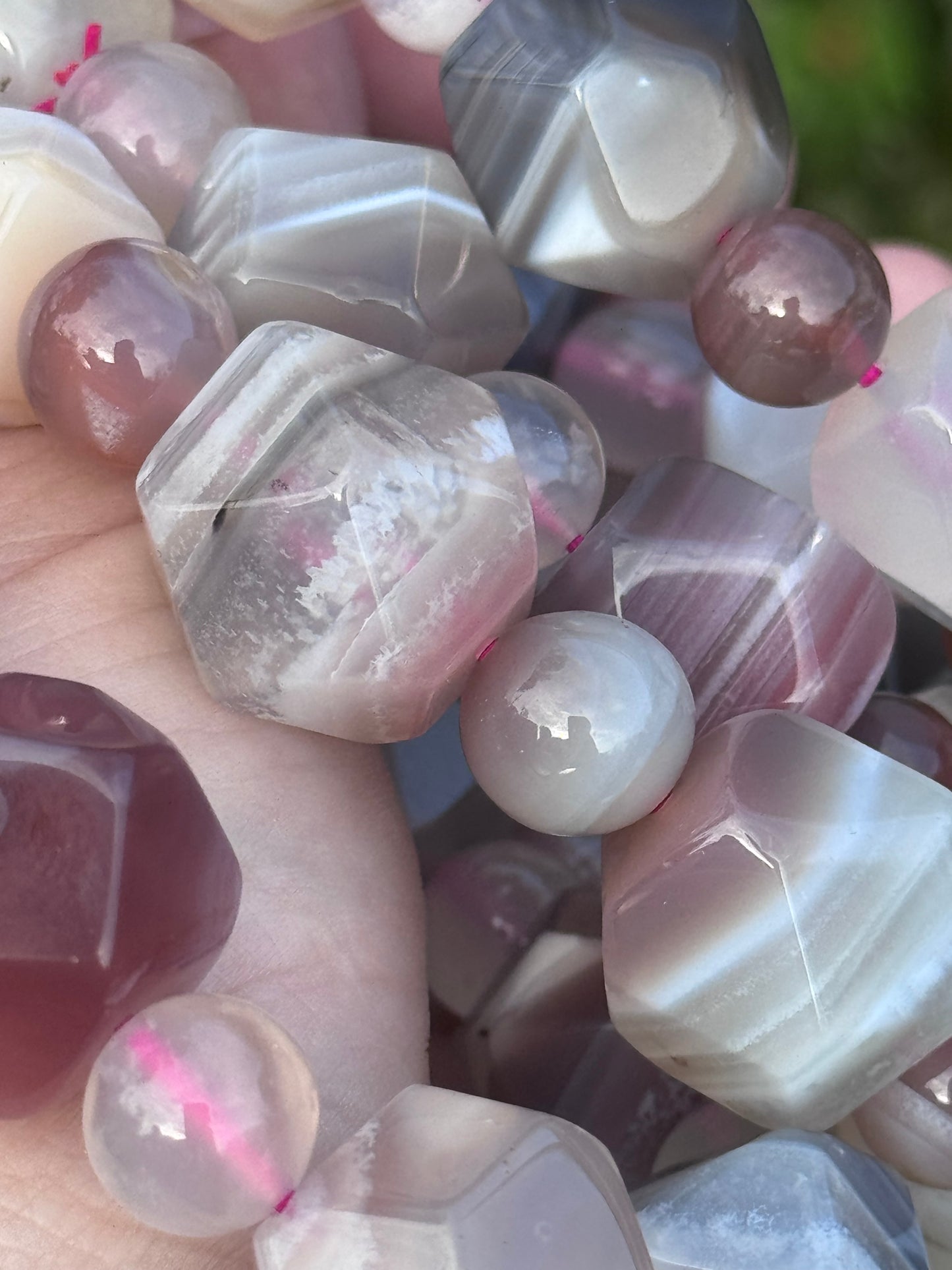 Chunky Botswana agate bracelet