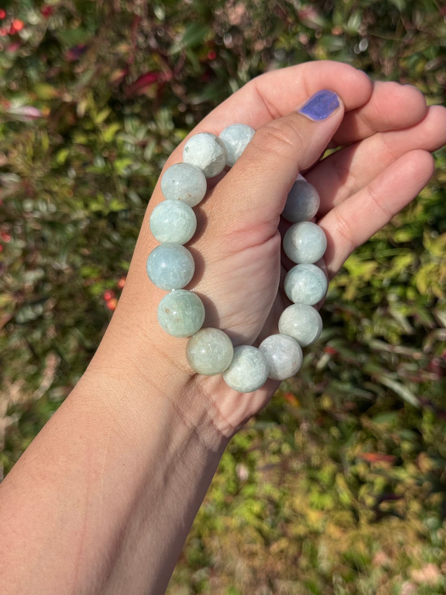 Aquamarine bracelet
