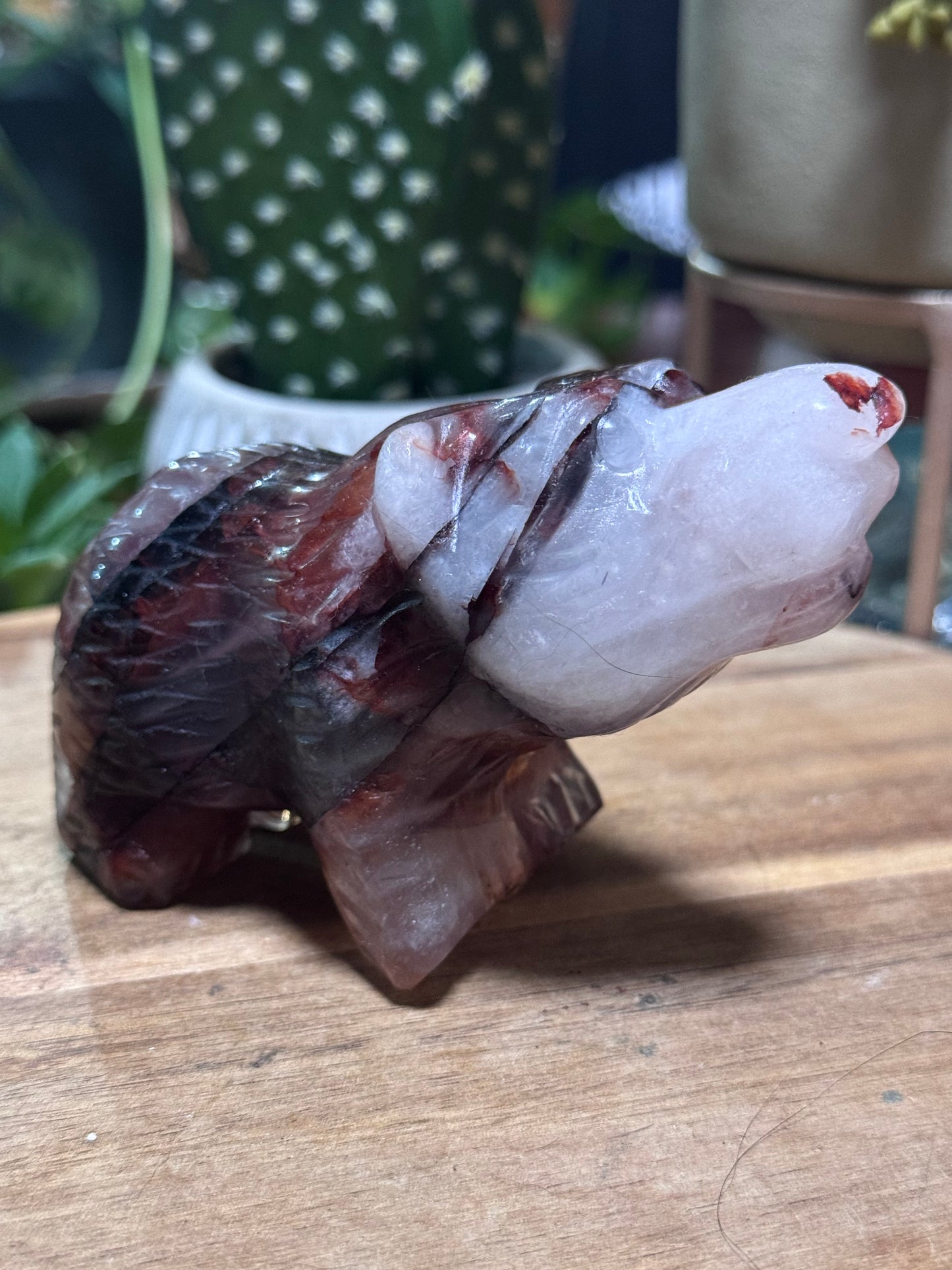 Fire quartz bear