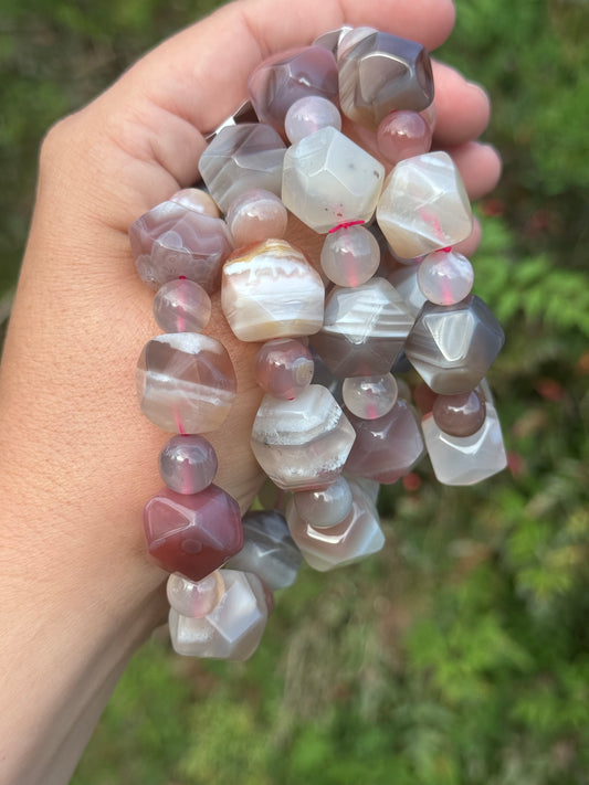 Chunky Botswana agate bracelet